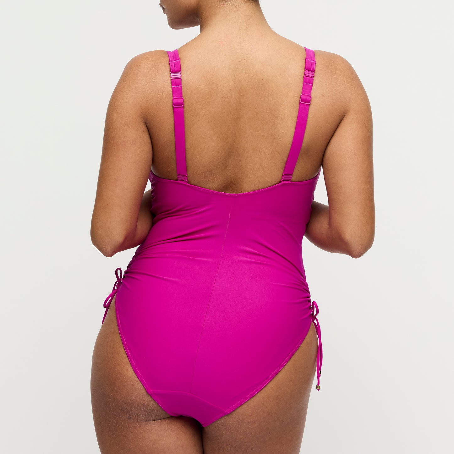 Primadonna Swim Uvita plunge badpak Deep Magenta