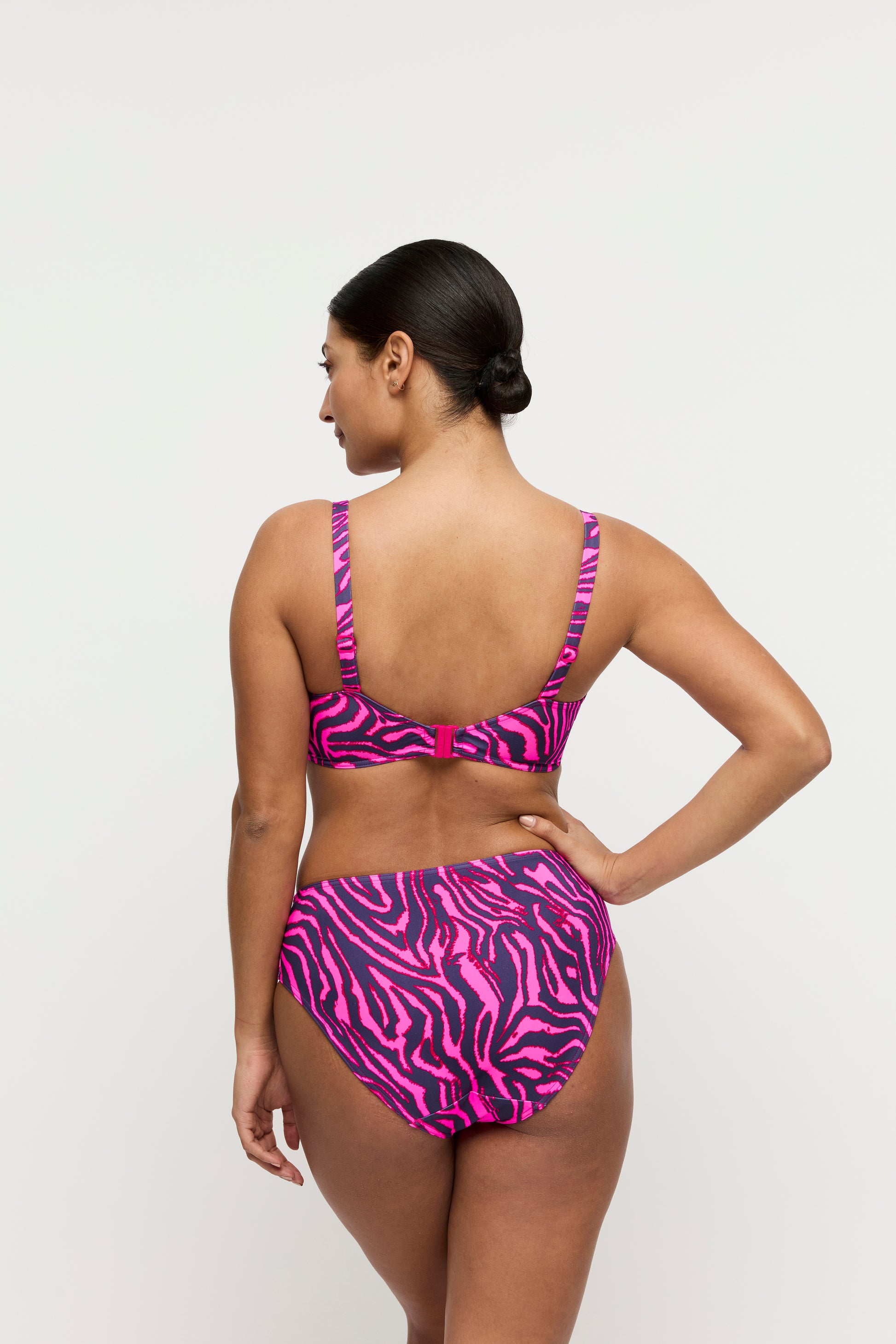 Primadonna Swim Malabo bikini tailleslip hot pink zebra