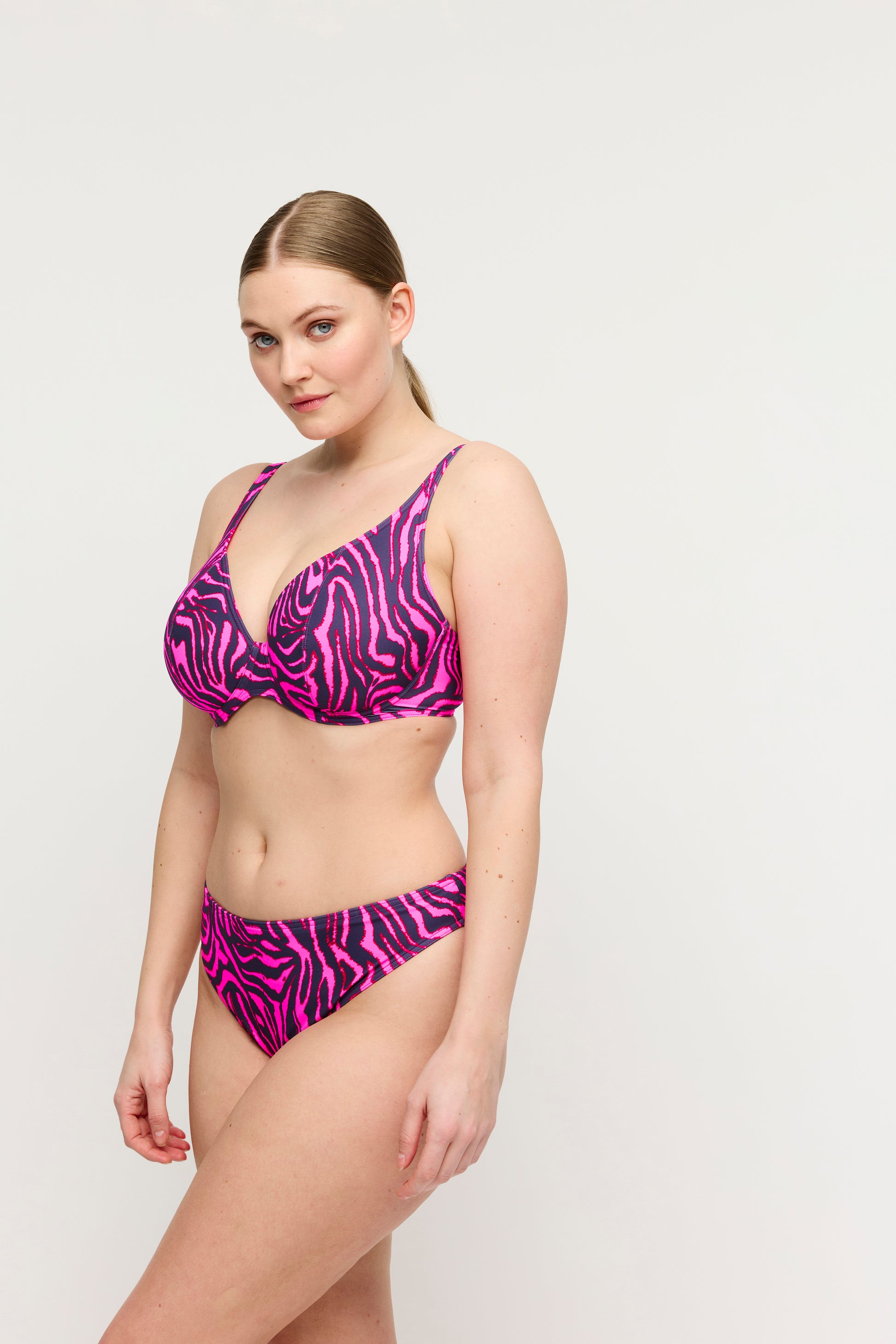 Primadonna Swim Malabo brazilian bikinislip hot pink zebra