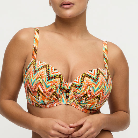 Primadonna Swim Tubou voorgevormde balconette bikini Ikat Summer
