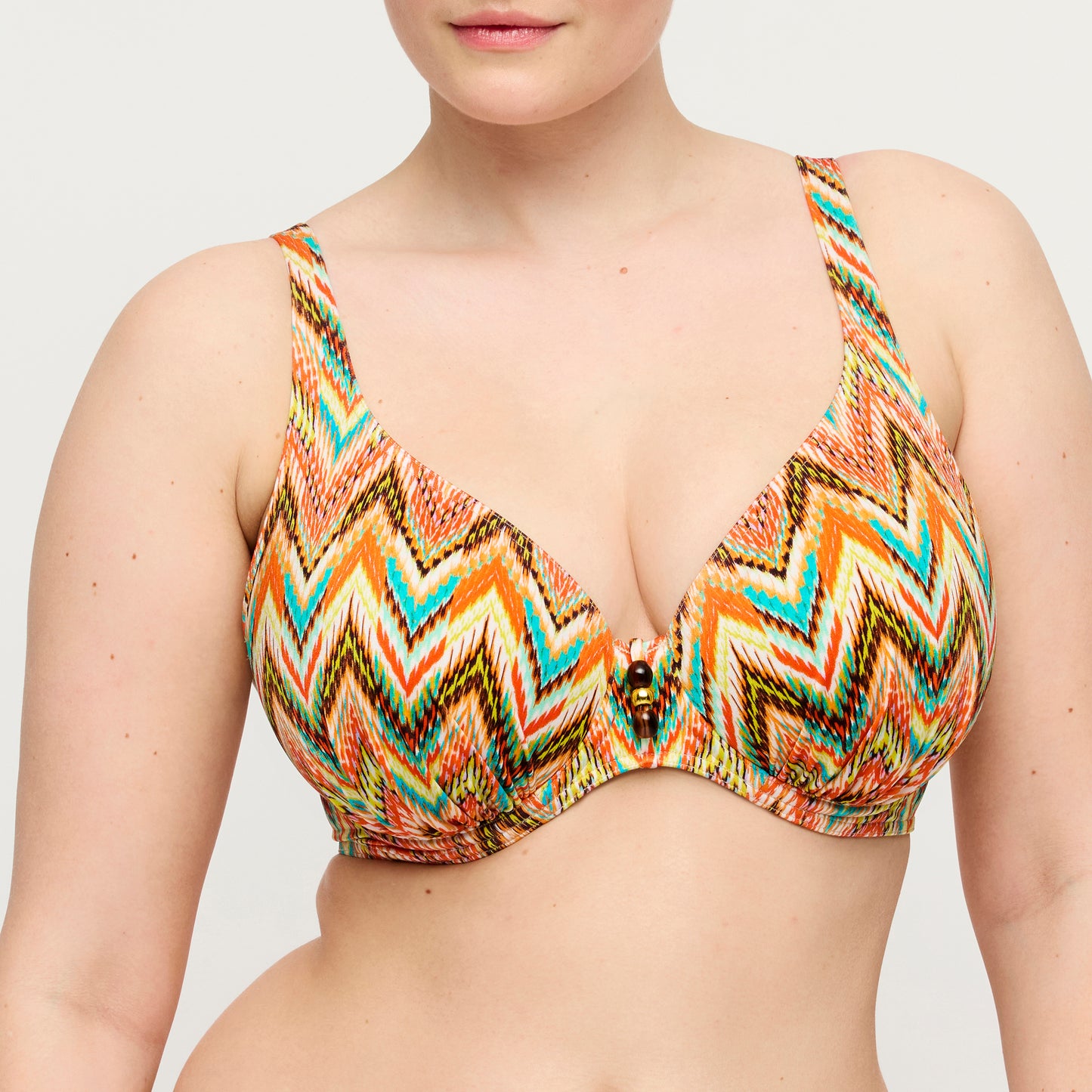 Primadonna Swim Tubou plunge bikini halve mousse cup Ikat Summer