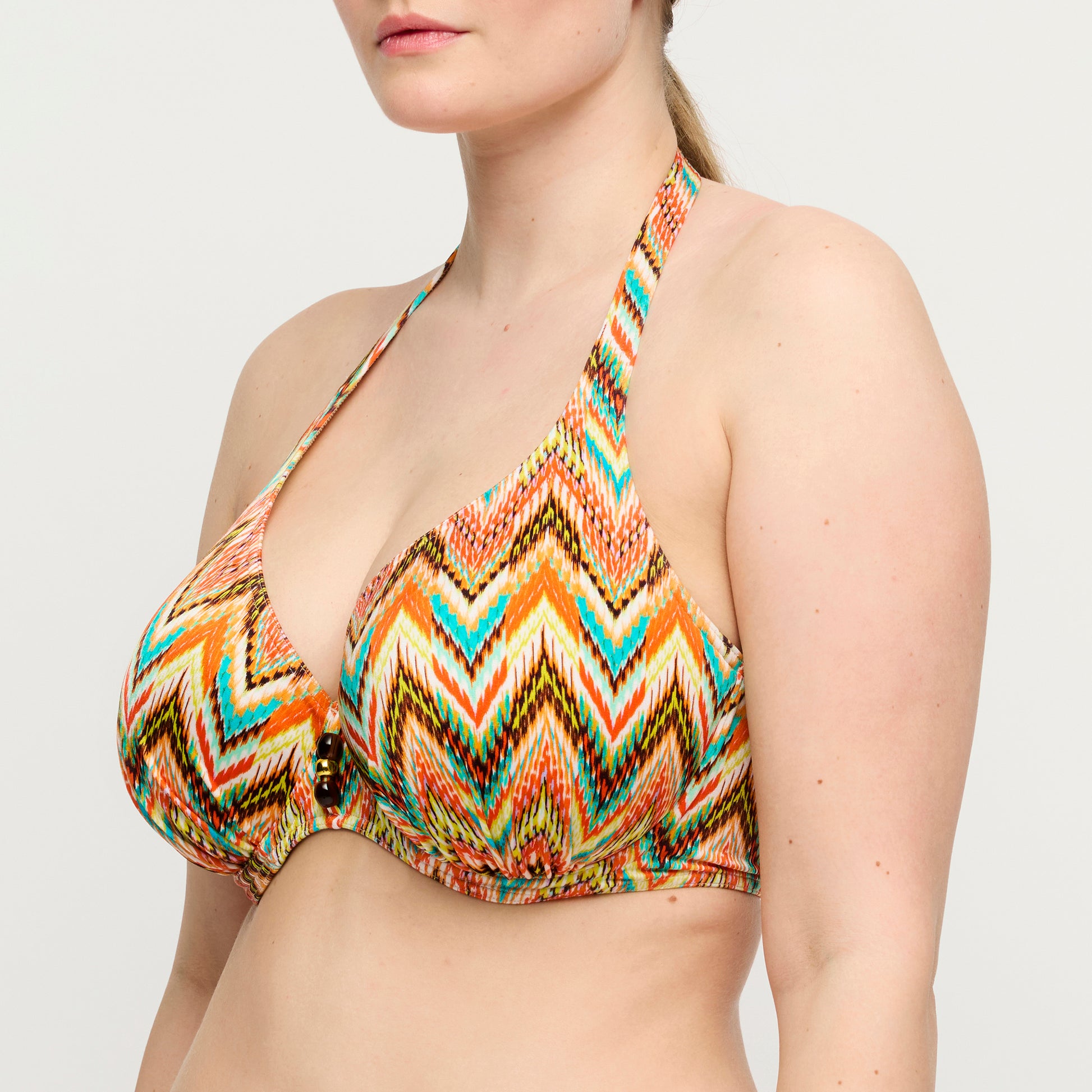 Primadonna Swim Tubou plunge bikini halve mousse cup Ikat Summer