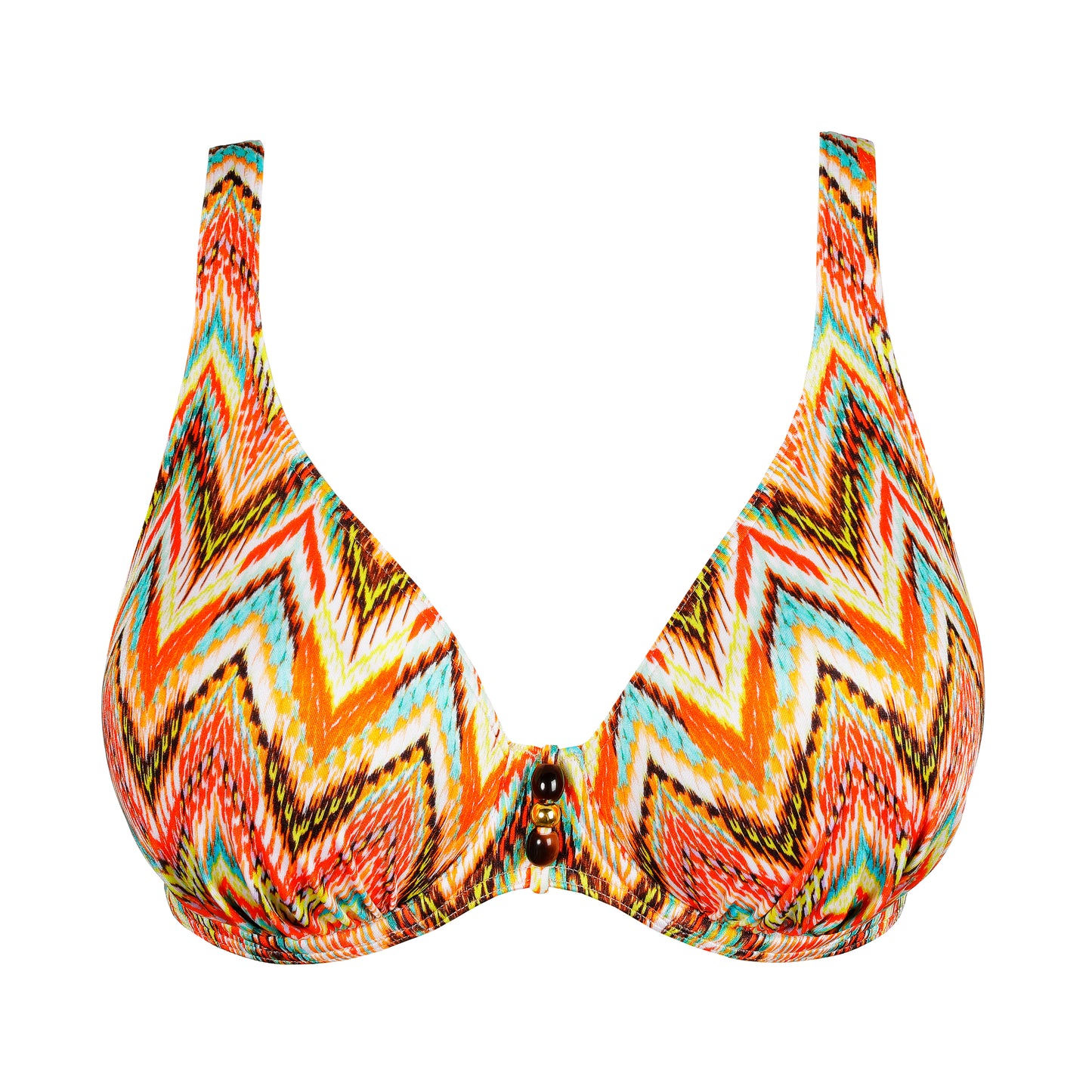 Primadonna Swim Tubou plunge bikini halve mousse cup Ikat Summer