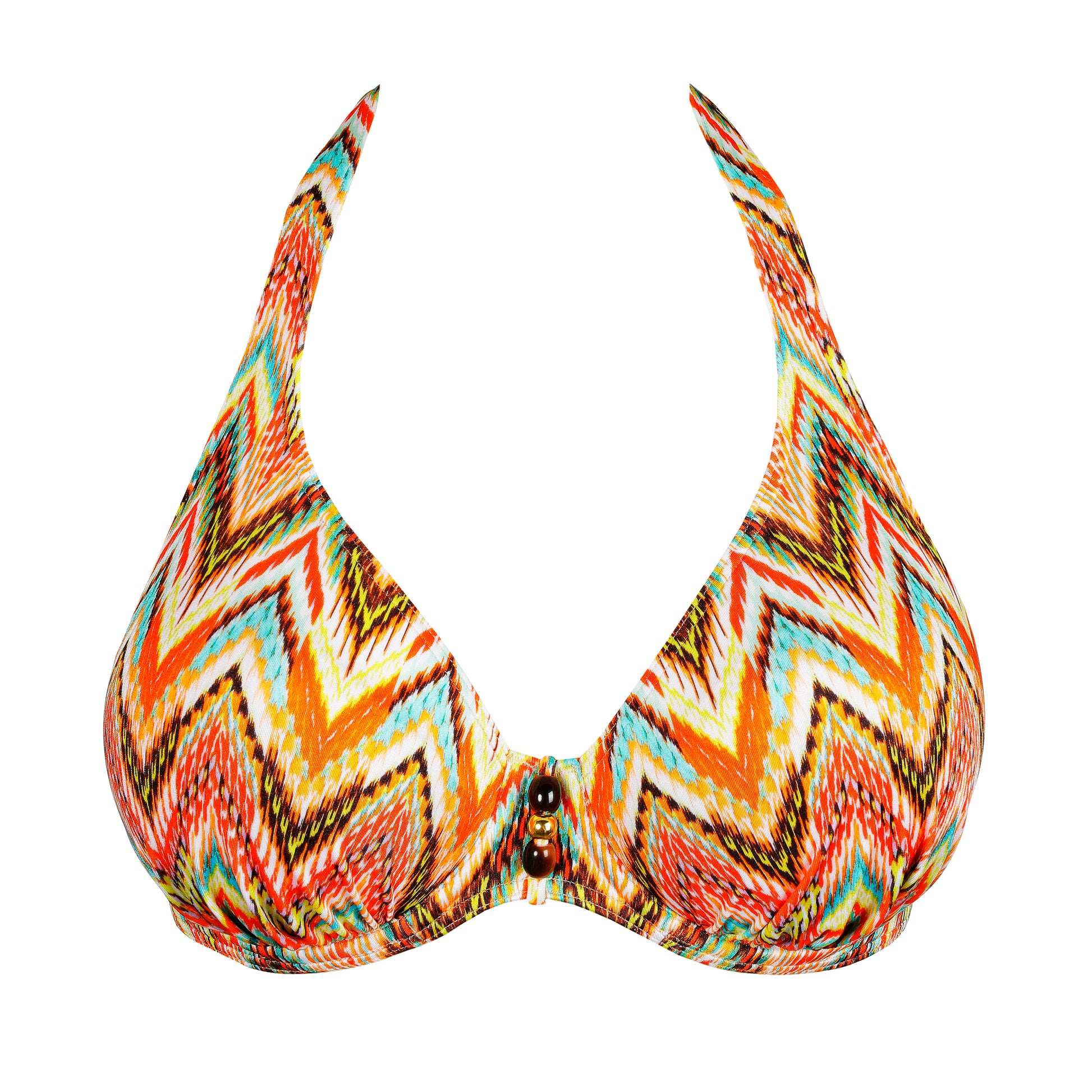 Primadonna Swim Tubou plunge bikini halve mousse cup Ikat Summer