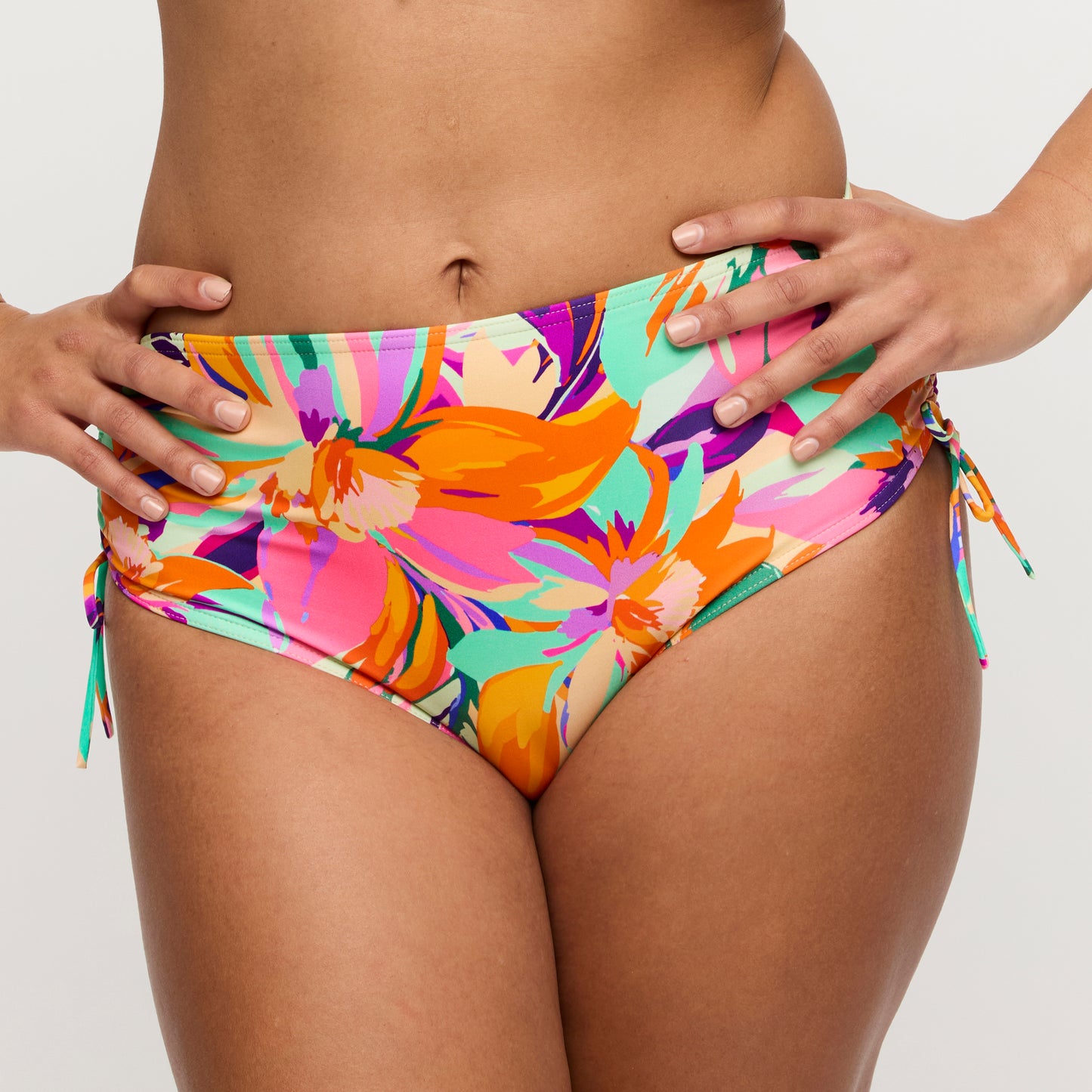 Primadonna Swim Varadeo bikini tailleslip met koordjes Bright Tropics