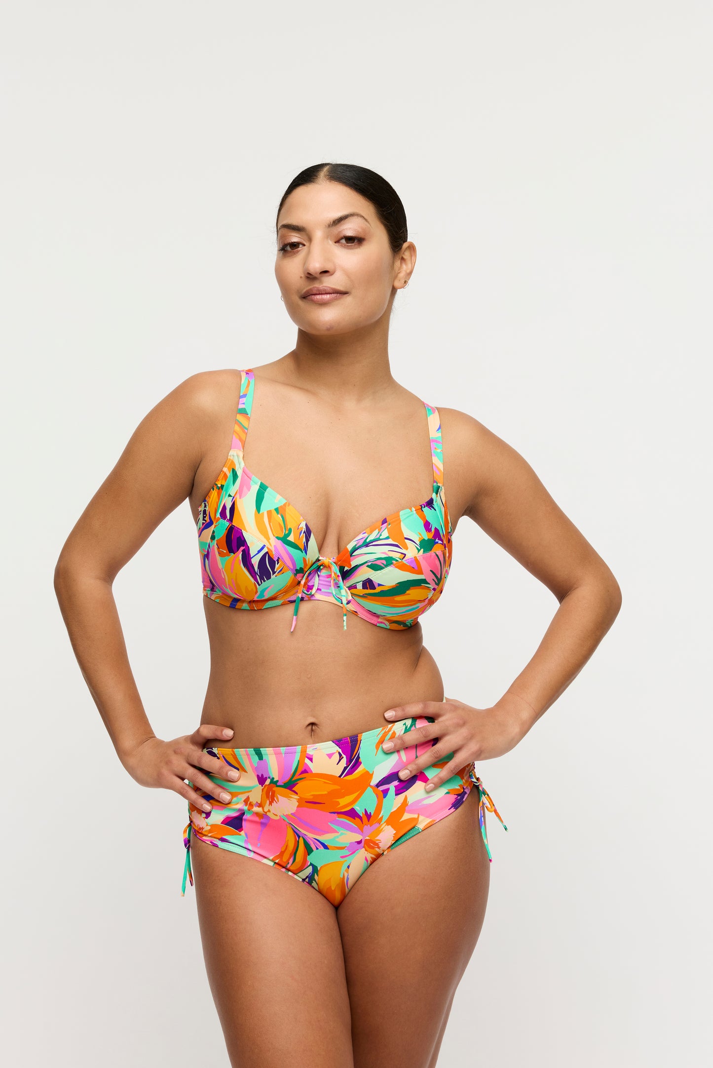 Primadonna Swim Varadeo bikini tailleslip met koordjes Bright Tropics