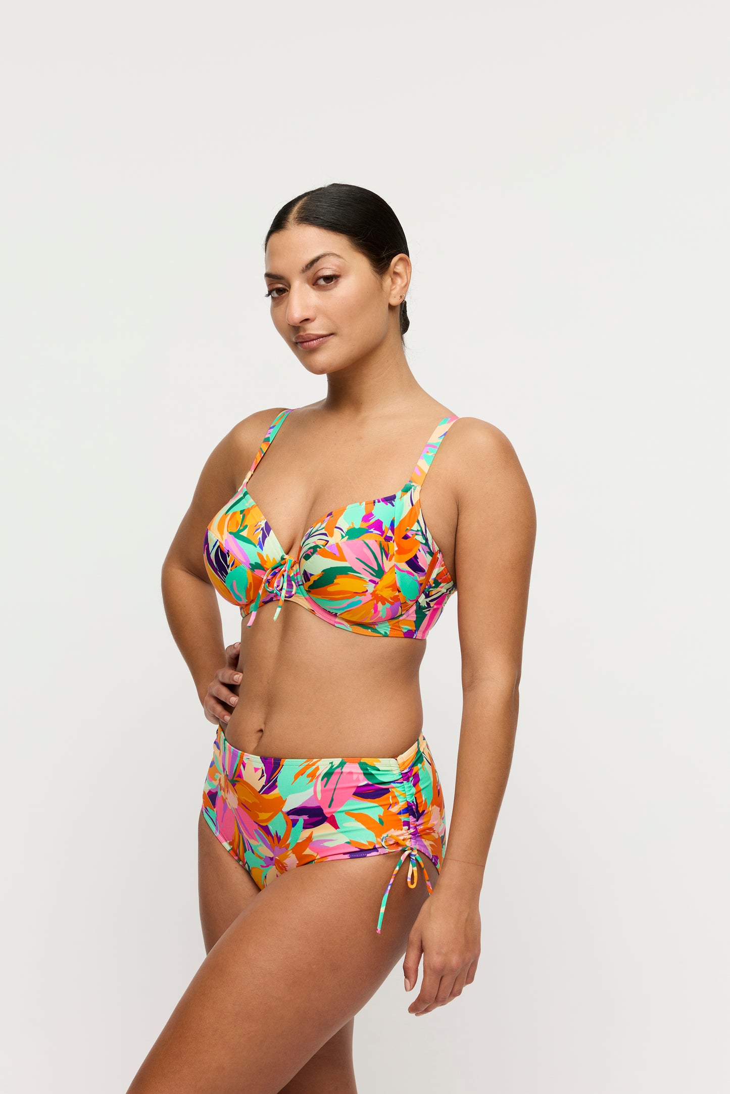 Primadonna Swim Varadeo bikini tailleslip met koordjes Bright Tropics