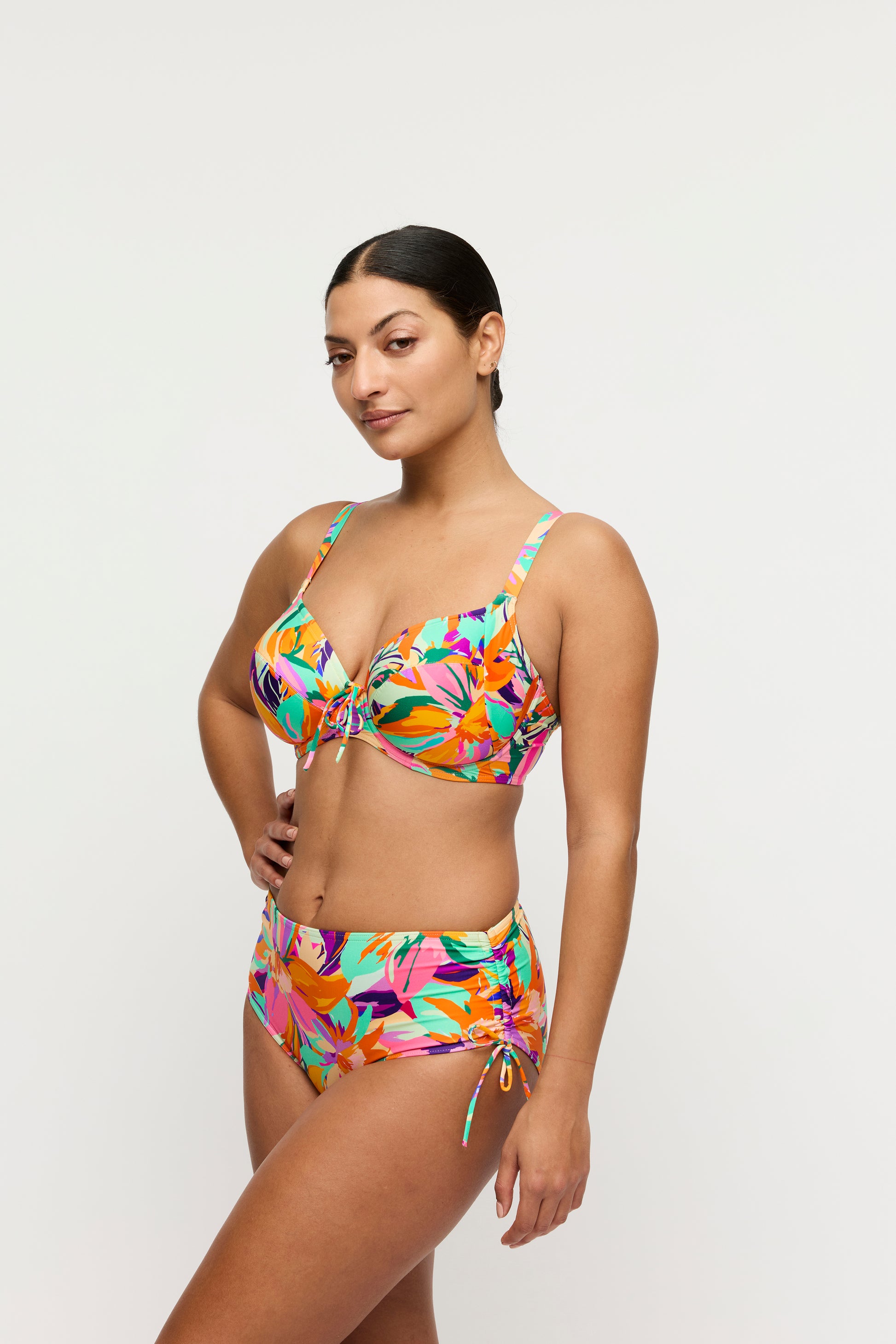 Primadonna Swim Varadeo bikini tailleslip met koordjes Bright Tropics