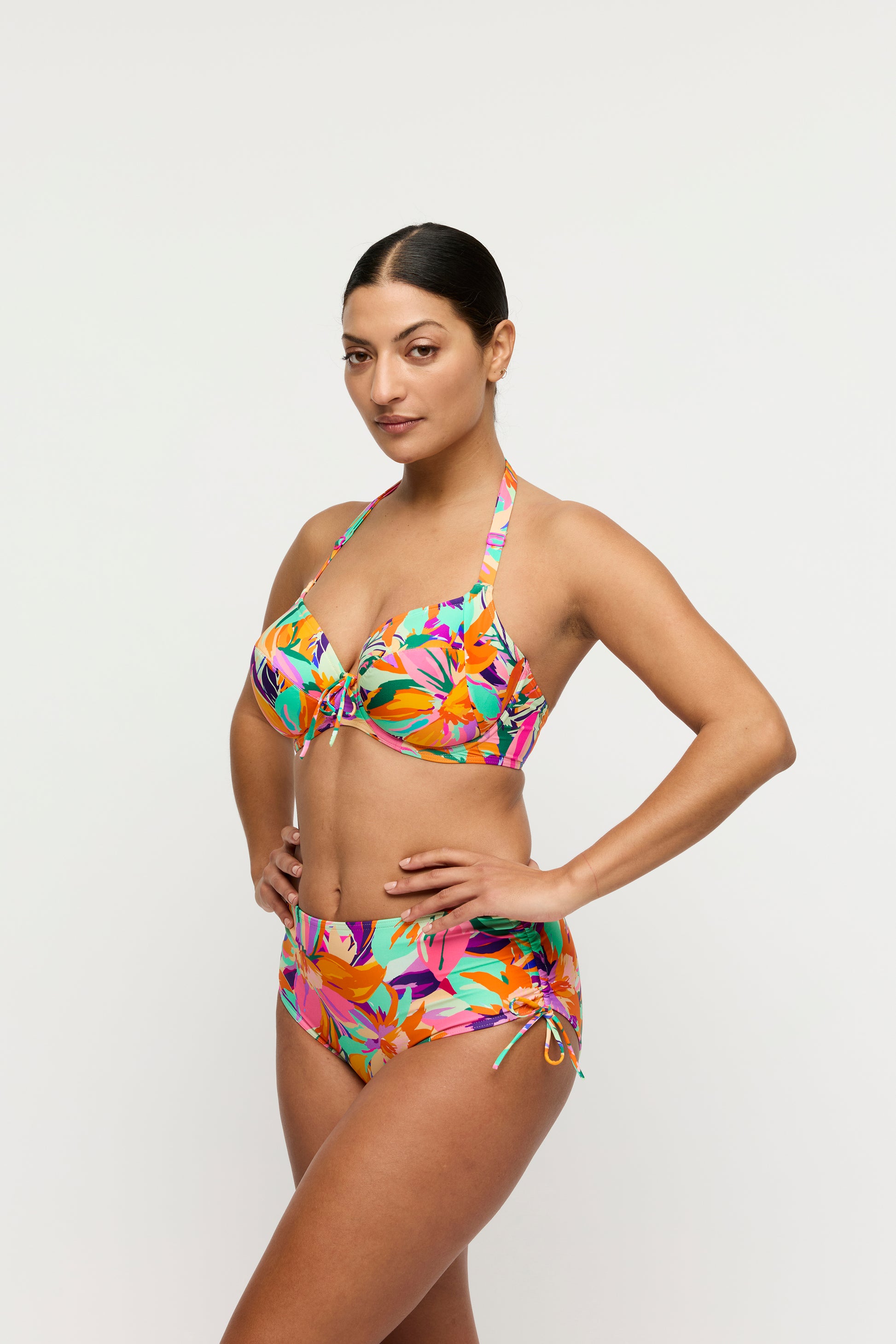 Primadonna Swim Varadeo bikini tailleslip met koordjes Bright Tropics
