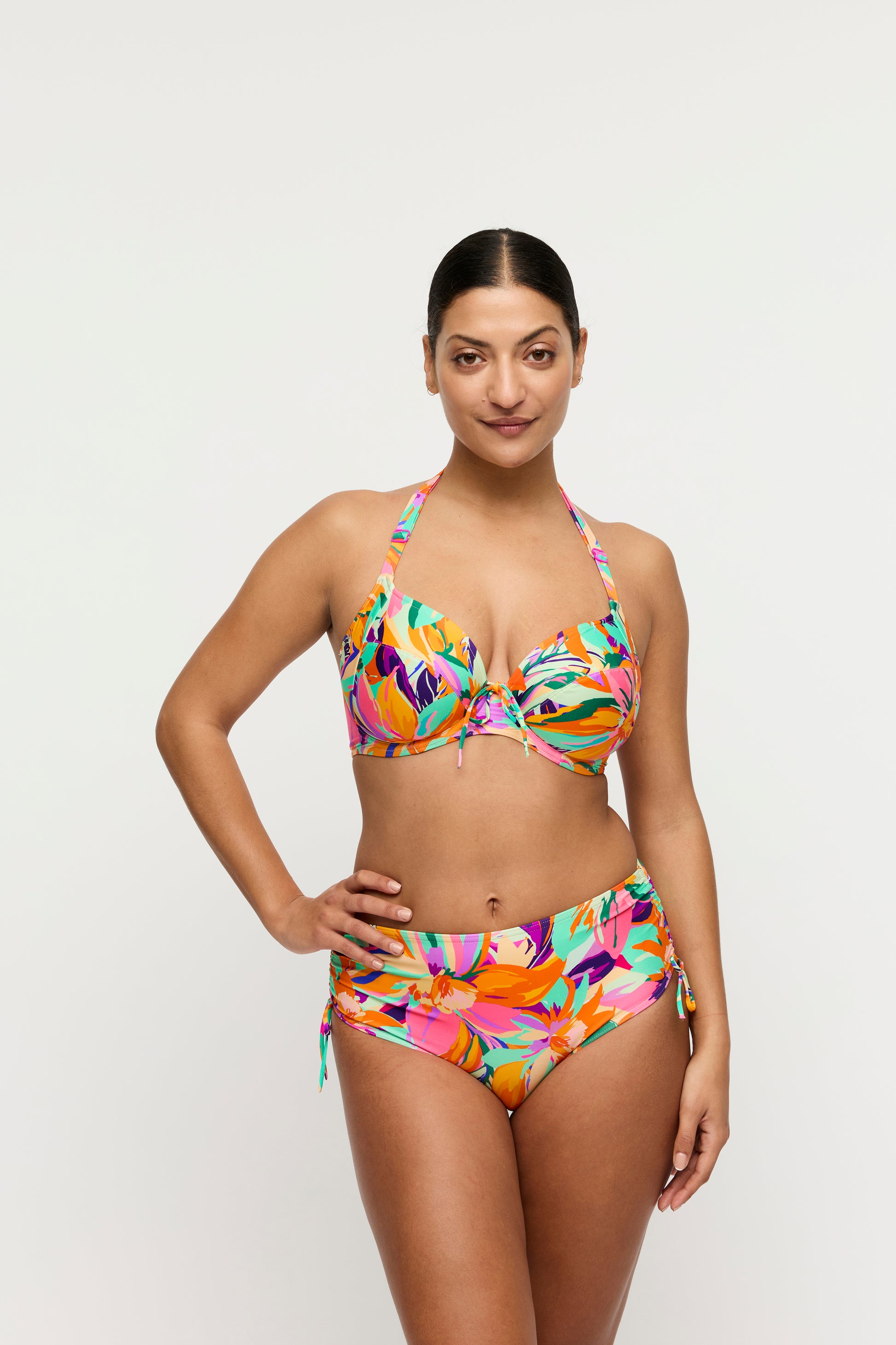 Primadonna Swim Varadeo bikini tailleslip met koordjes Bright Tropics