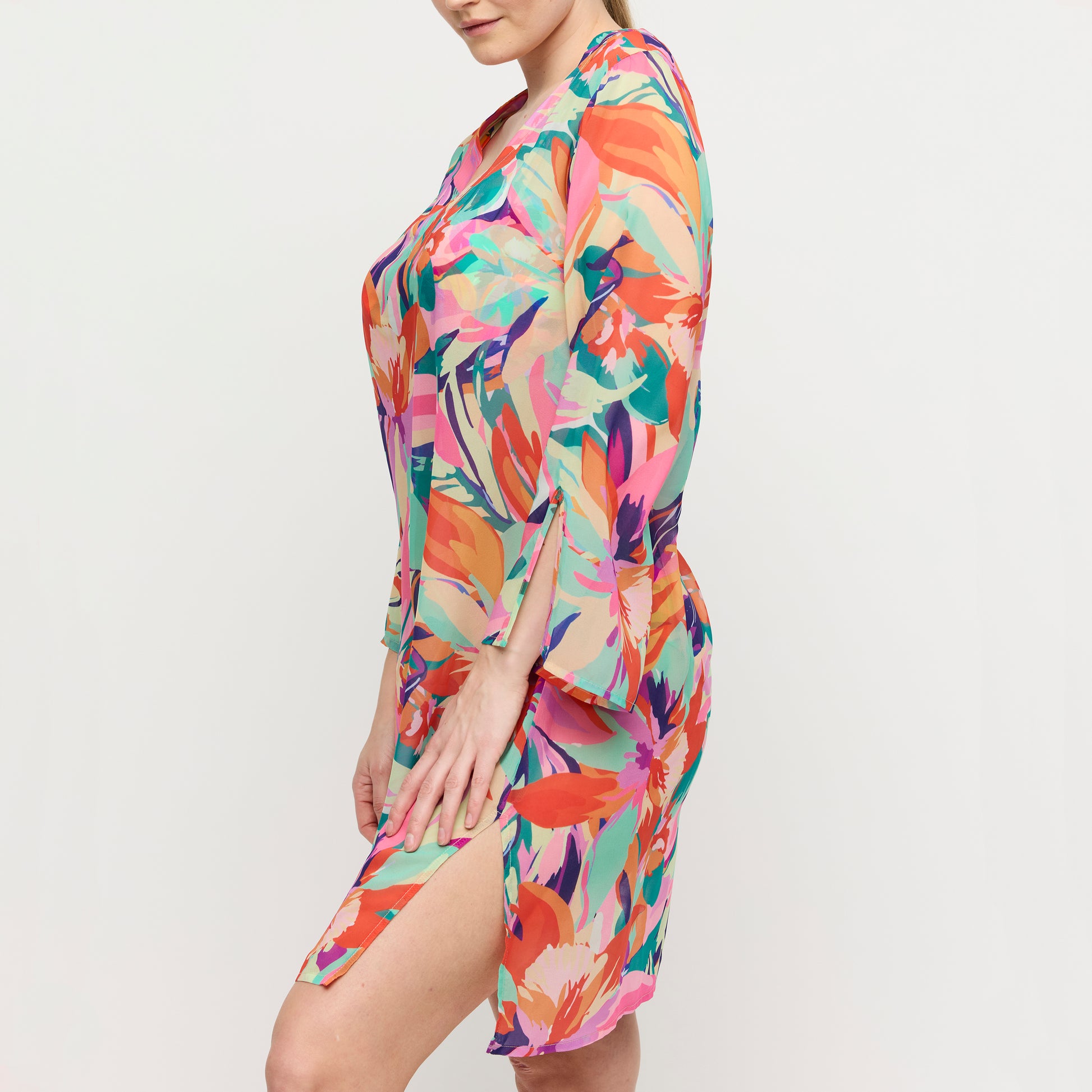 Primadonna Swim Varadeo badmode caftan Bright Tropics