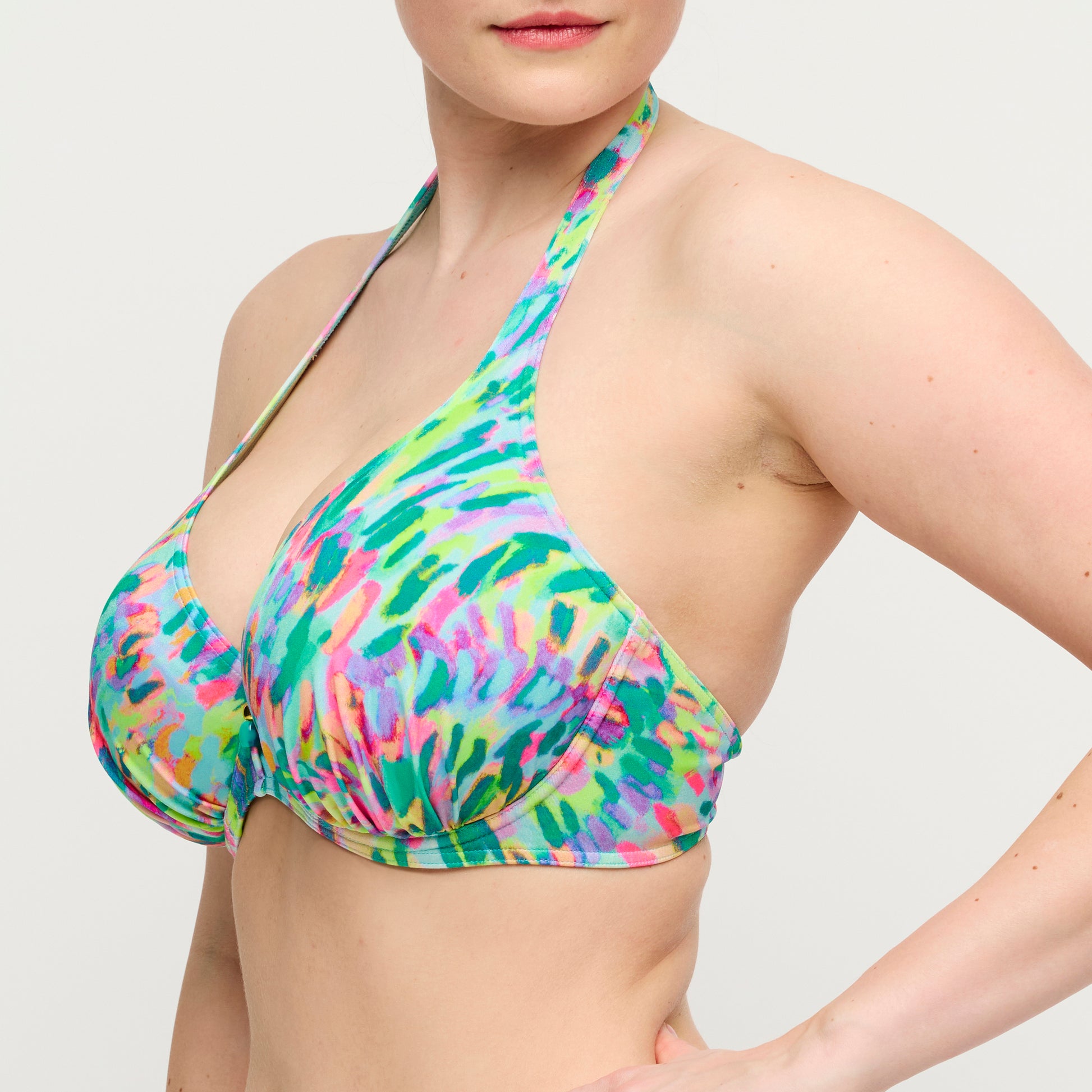 Primadonna Swim Douala plunge bikini halve mousse cup Impressionist Summer