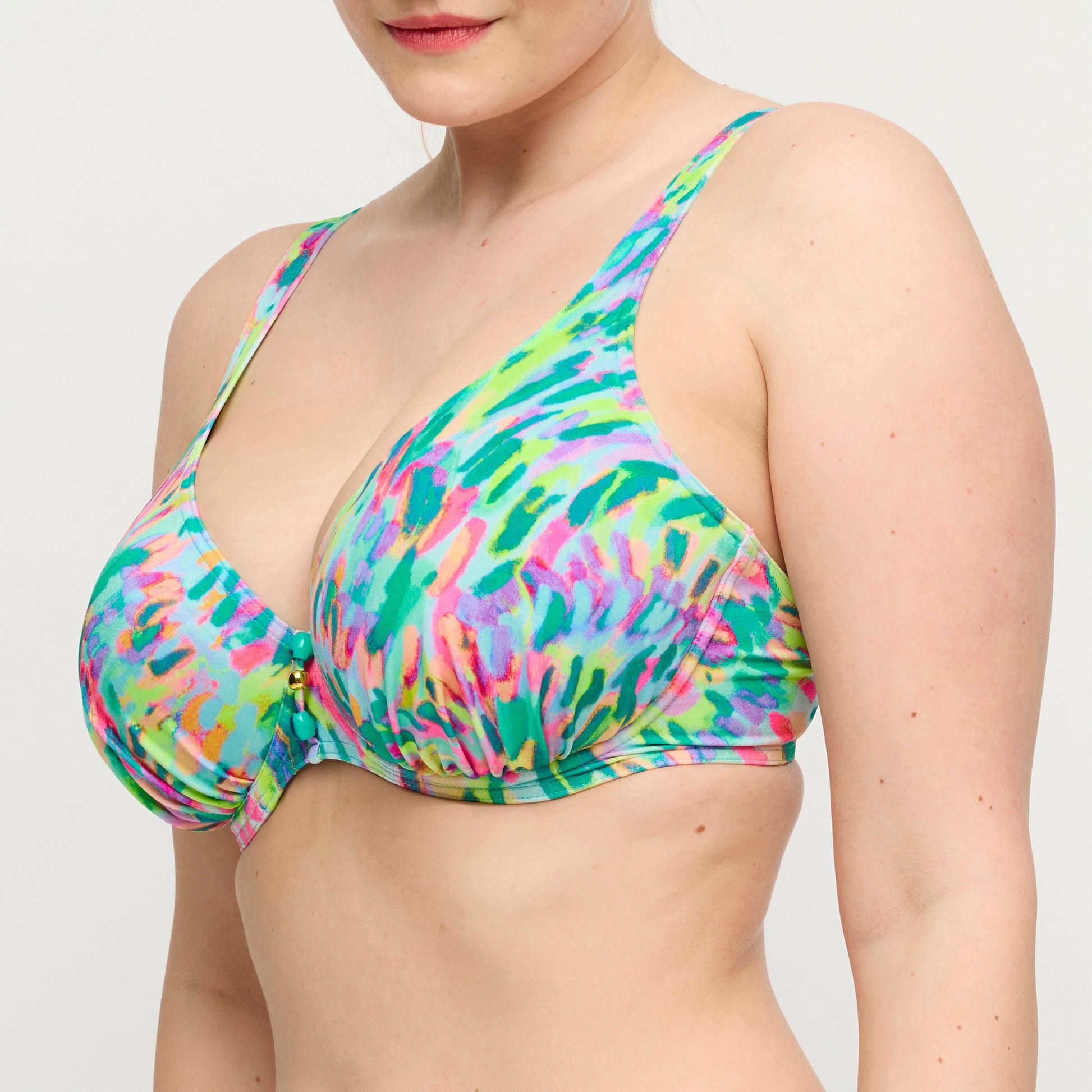 Primadonna Swim Douala plunge bikini halve mousse cup Impressionist Summer
