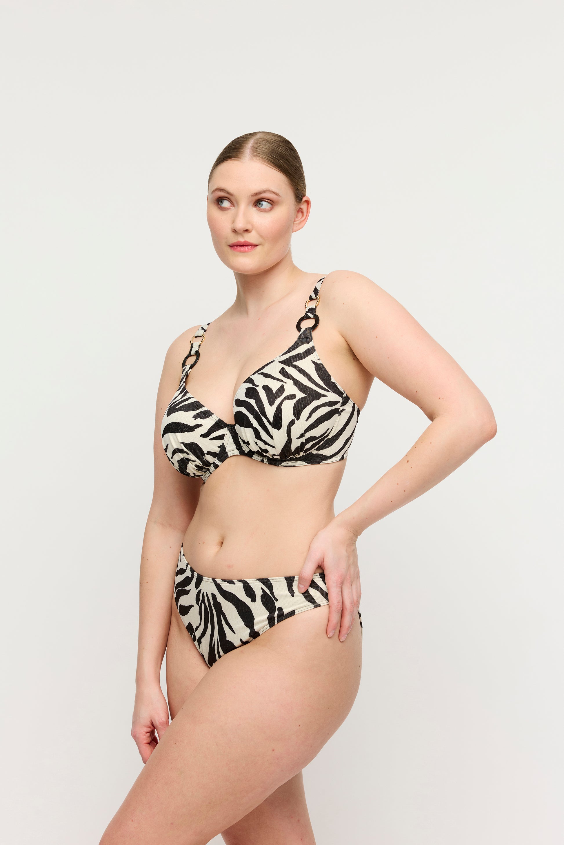 Primadonna Swim Dalice plunge bikini halve mousse cup Sauvage Shine
