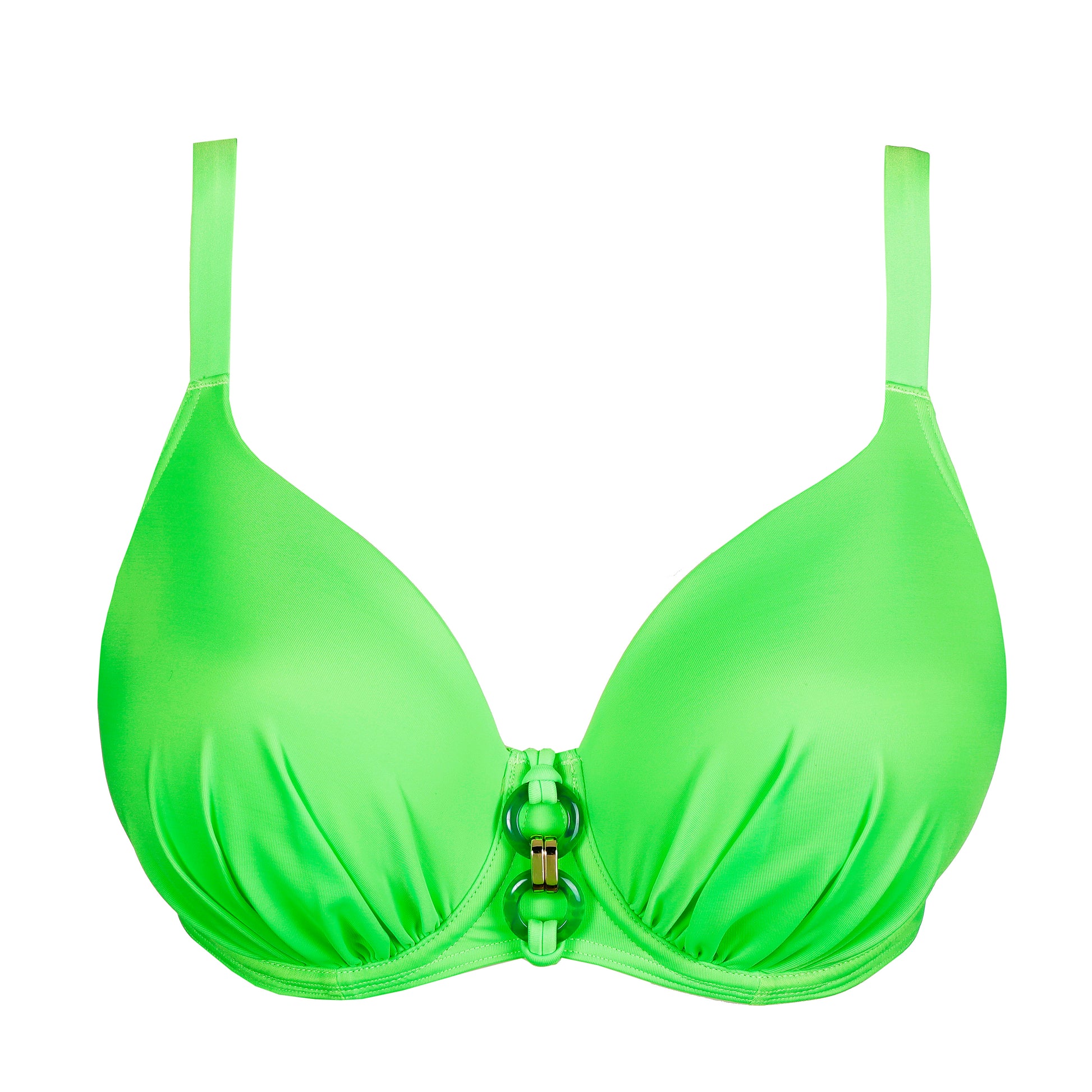 Primadonna Swim Pilon voorgevormde bikini hartvorm Neon Lime