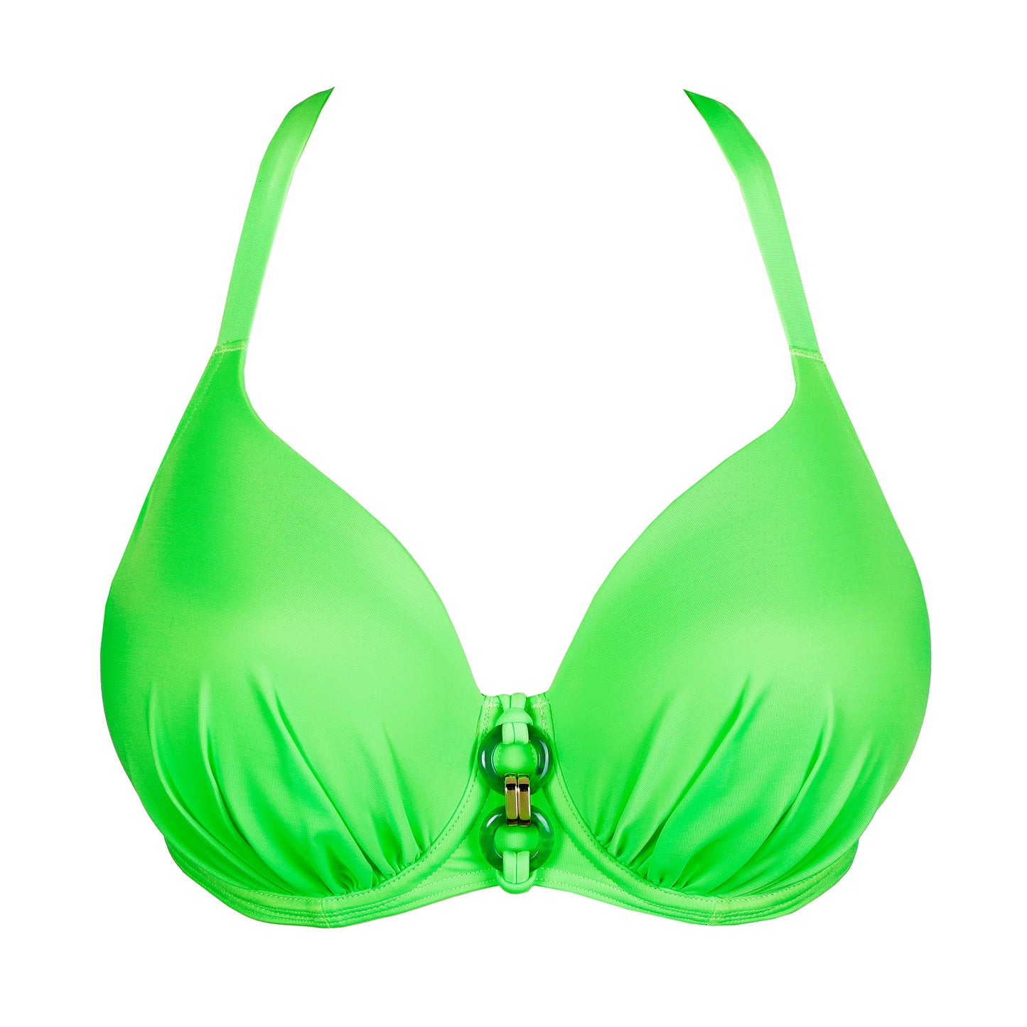 Primadonna Swim Pilon voorgevormde bikini hartvorm Neon Lime