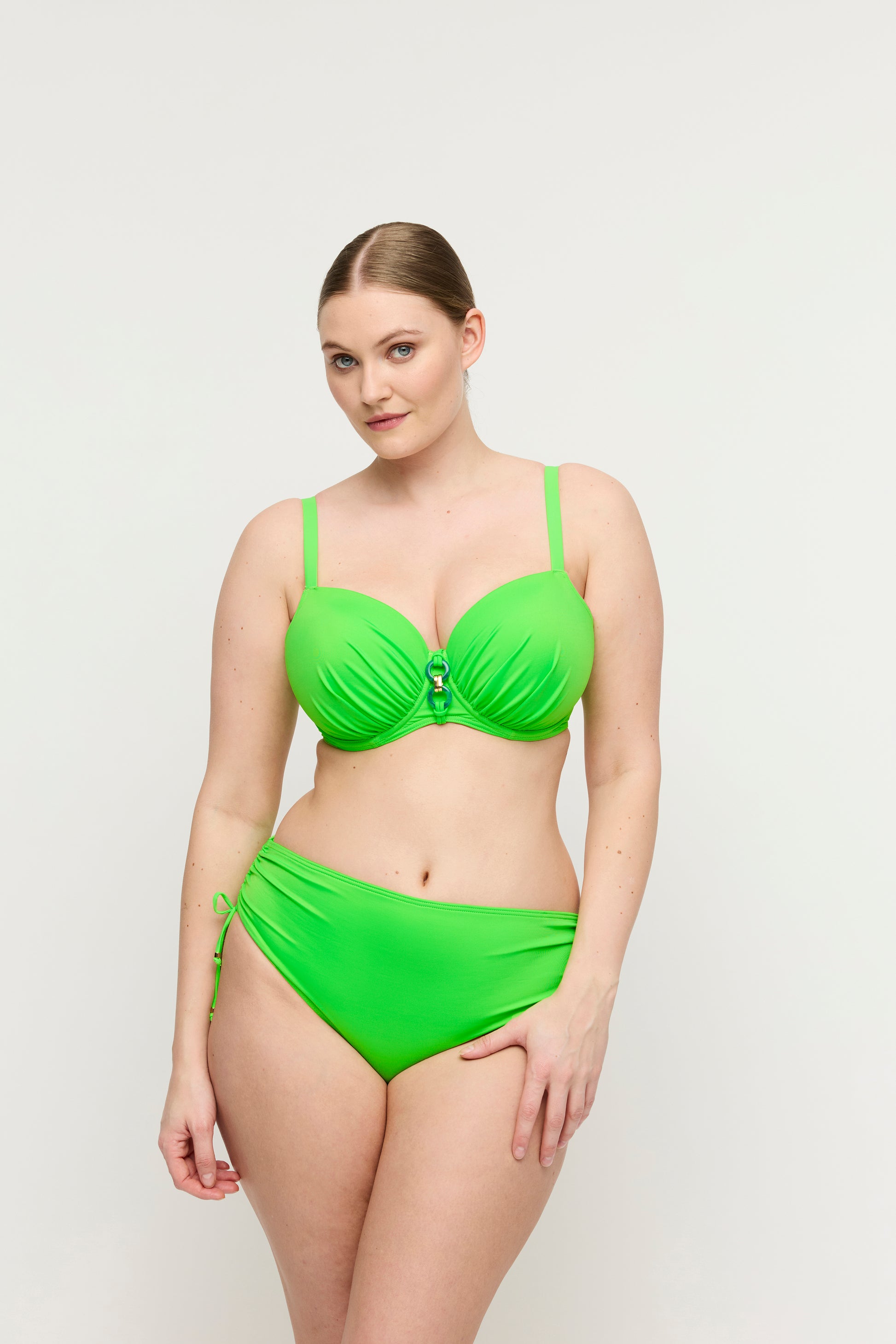 Primadonna Swim Pilon voorgevormde balconette bikini Neon Lime