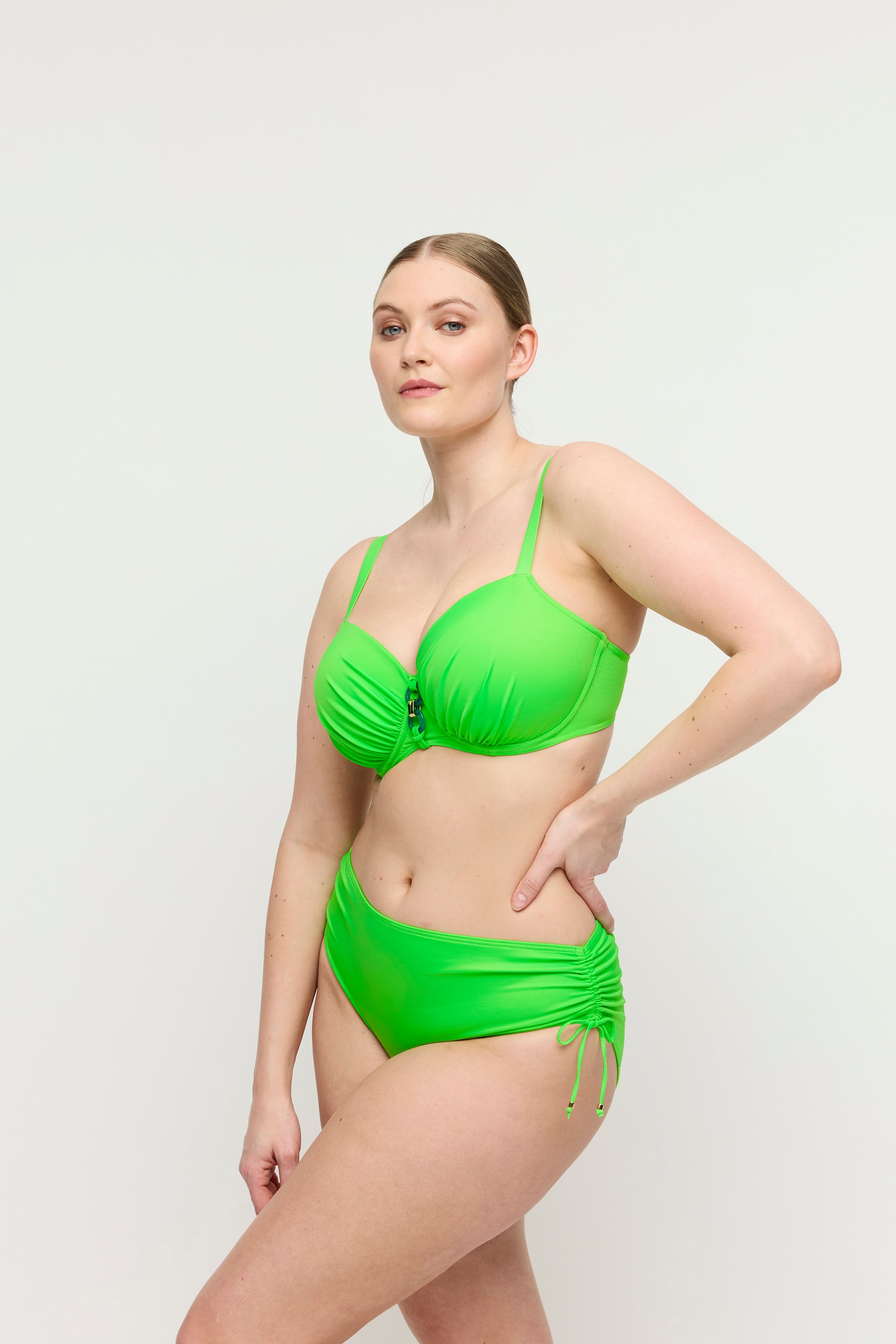 Primadonna Swim Pilon voorgevormde balconette bikini Neon Lime
