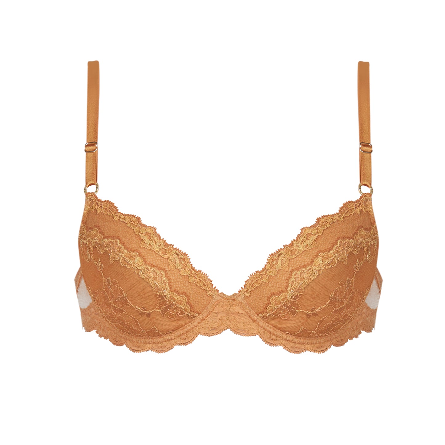 Andres Sarda Eve push-up bh uitneembare pads Copper variant