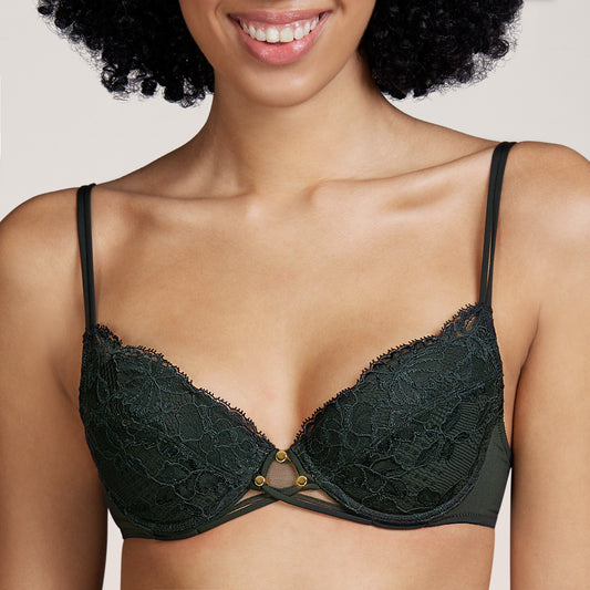 Andres Sarda Nadia push-up bh uitneembare pads Deep Forest
