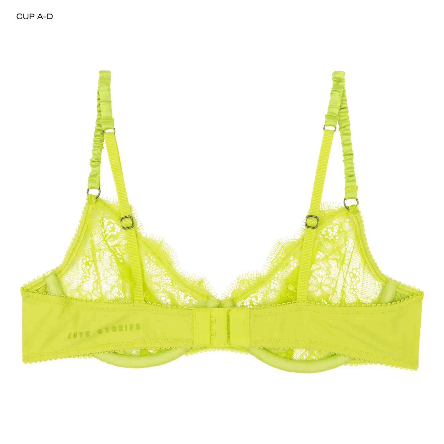 Love Stories Romeo Bralette - lime - Lingerie Valentijn