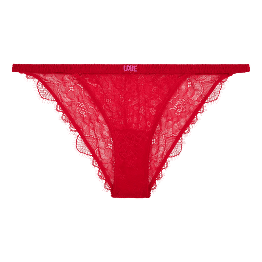 Love Stories Wild Rose slip - red - Lingerie Valentijn