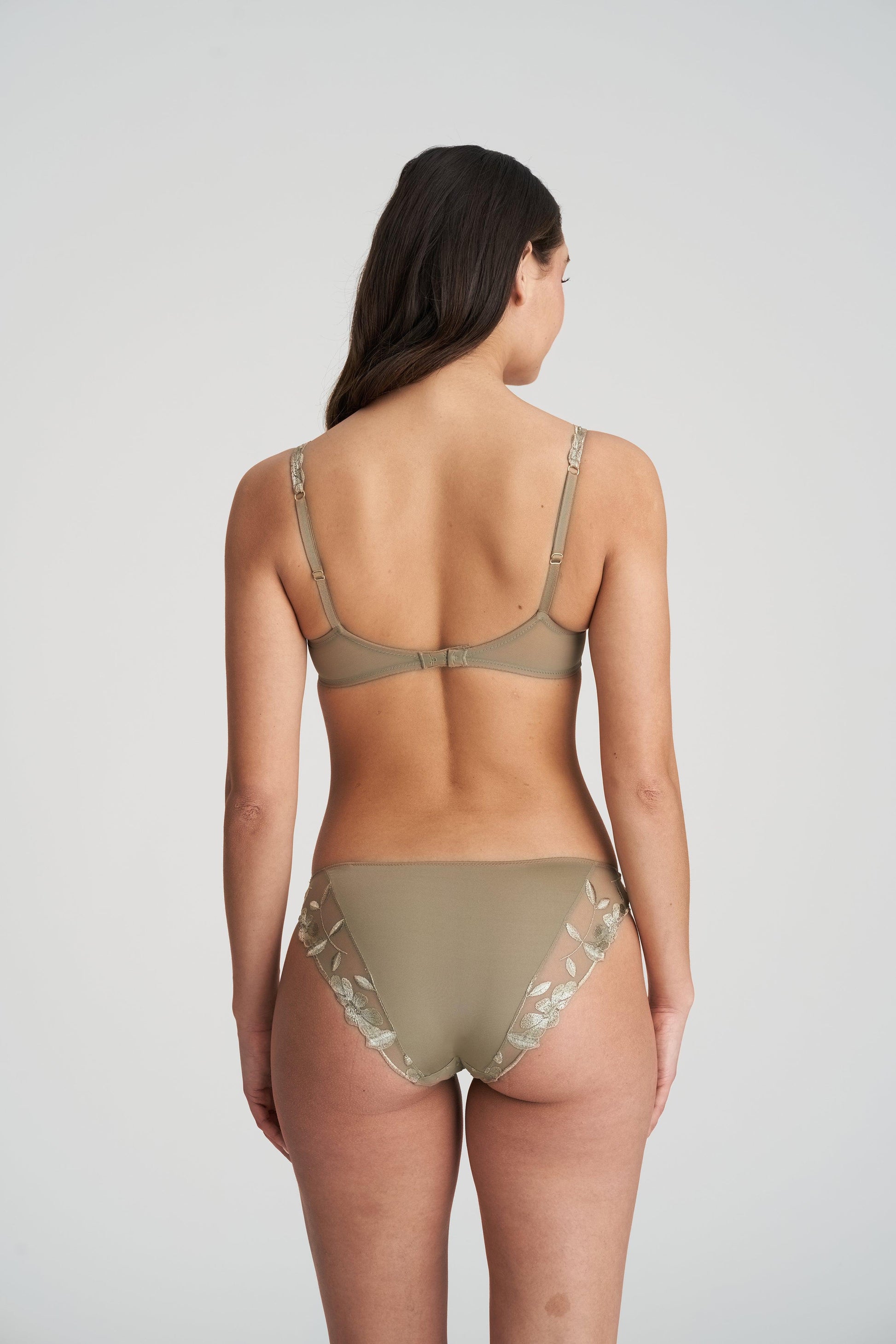 Marie Jo Agnes voorgevormde bh - hartvorm golden olive - Lingerie Valentijn