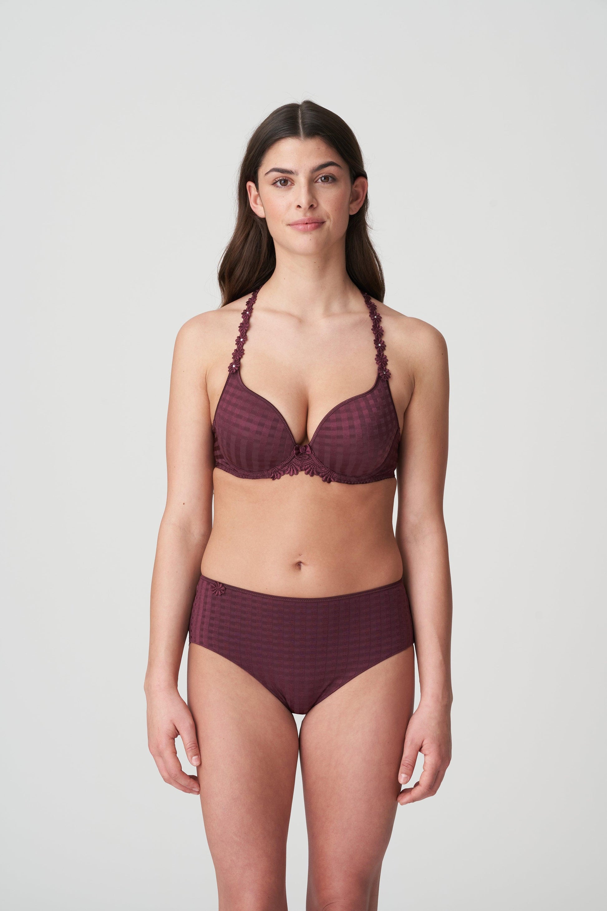 Marie Jo Avero voorgevormde bh - hartvorm Wine - Lingerie Valentijn