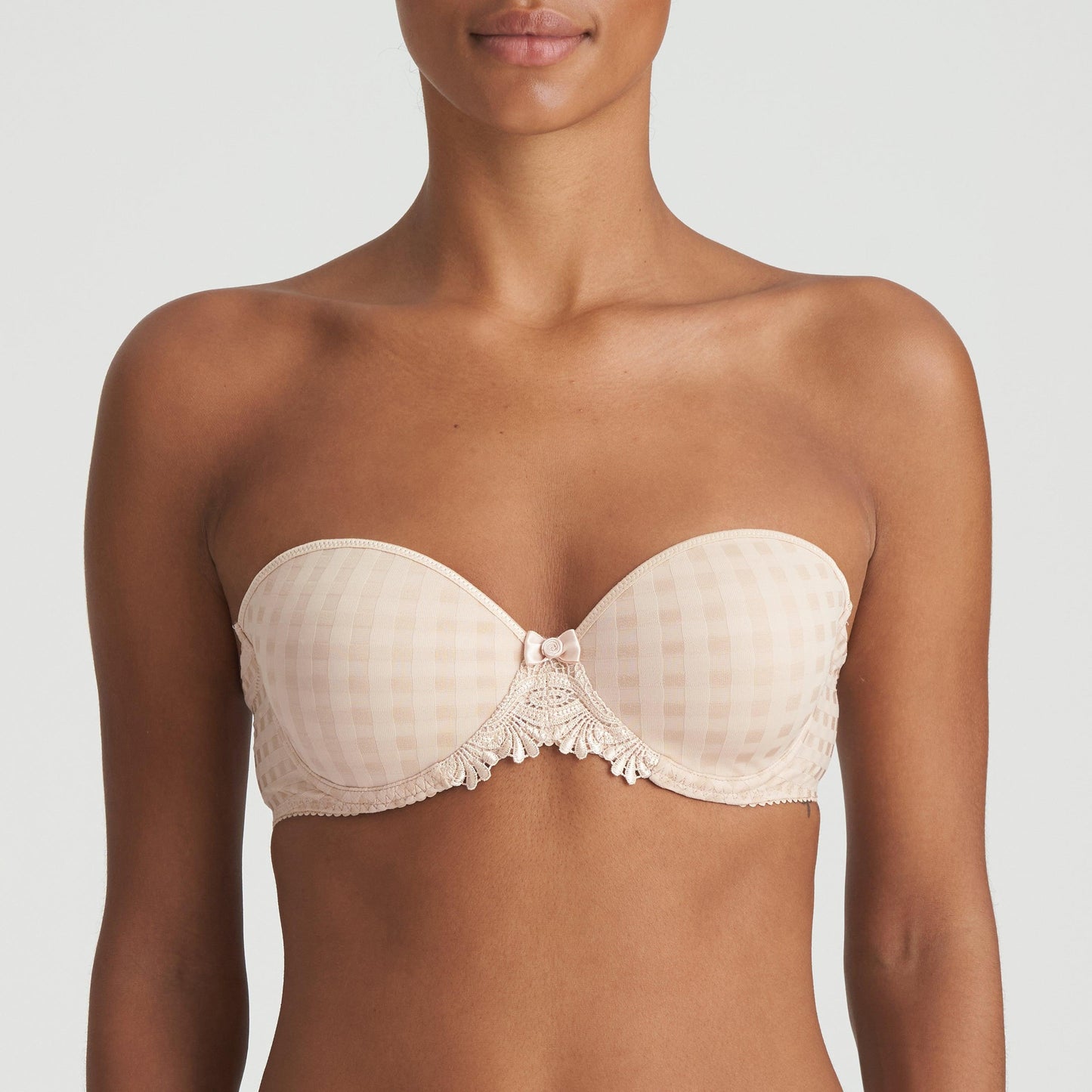 Marie Jo Avero voorgevormde bh - strapless caffé latte - Lingerie Valentijn