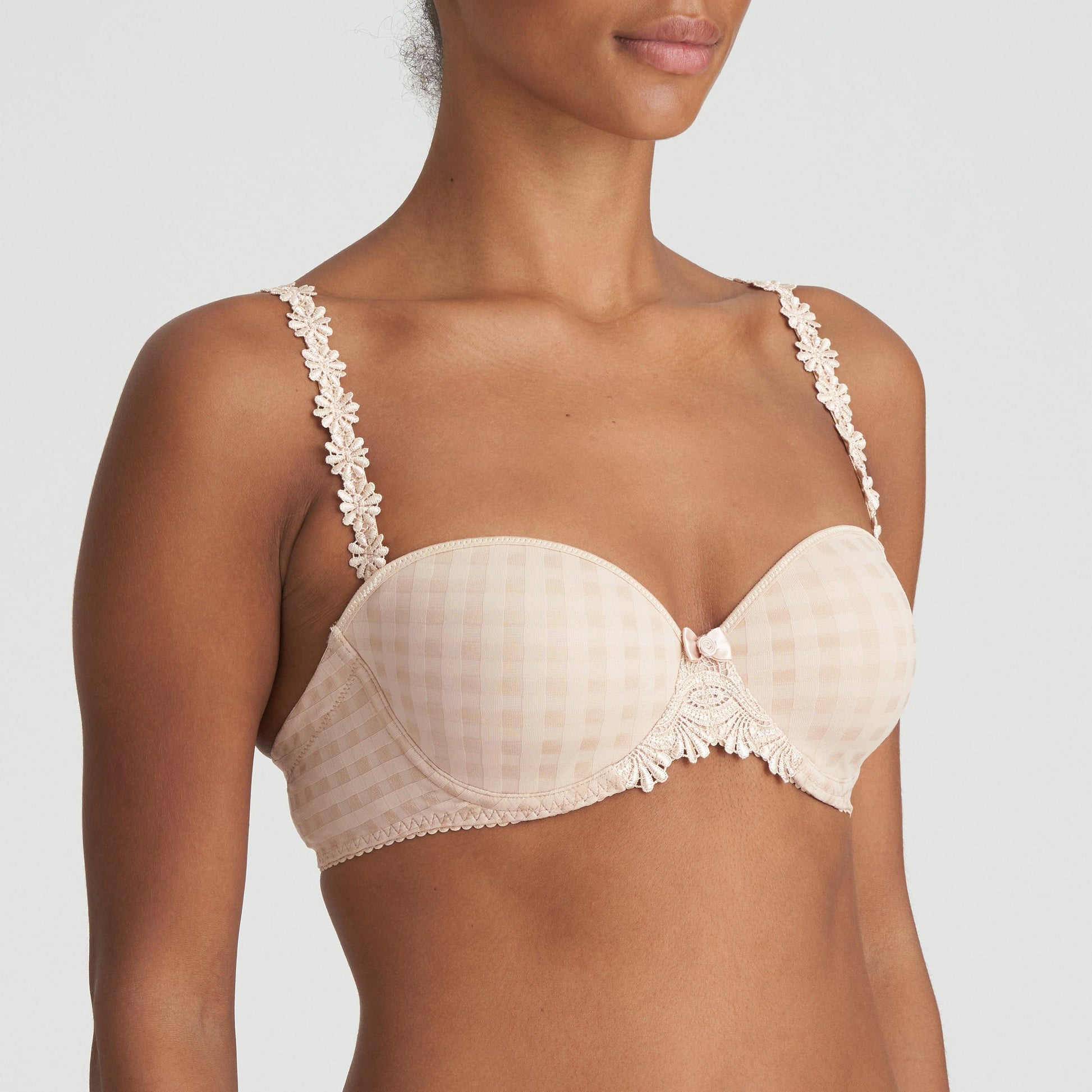 Marie Jo Avero voorgevormde bh - strapless caffé latte - Lingerie Valentijn