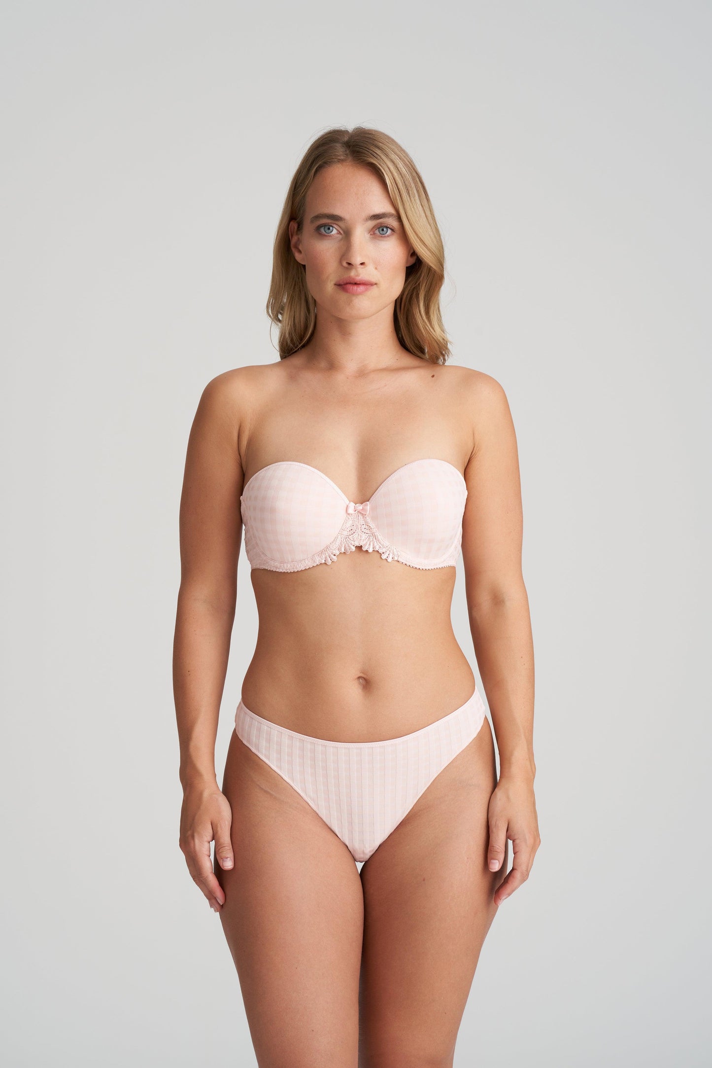 Marie Jo Avero voorgevormde bh - strapless pearly pink - Lingerie Valentijn