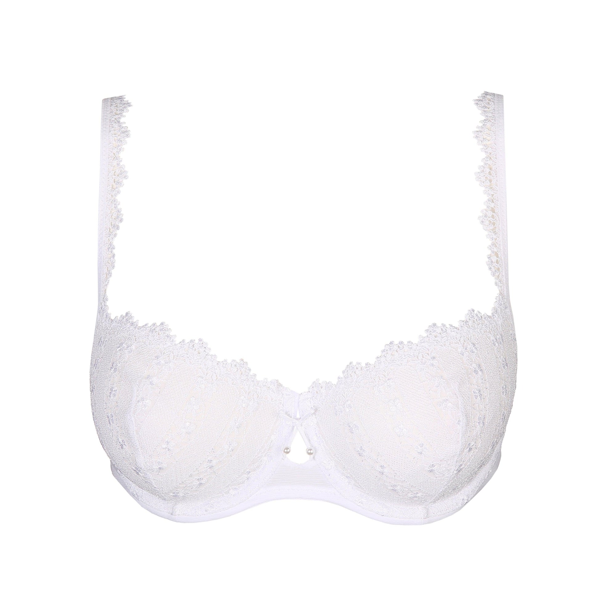 Marie Jo Christy balconette bh verticale naad Wit - Lingerie Valentijn