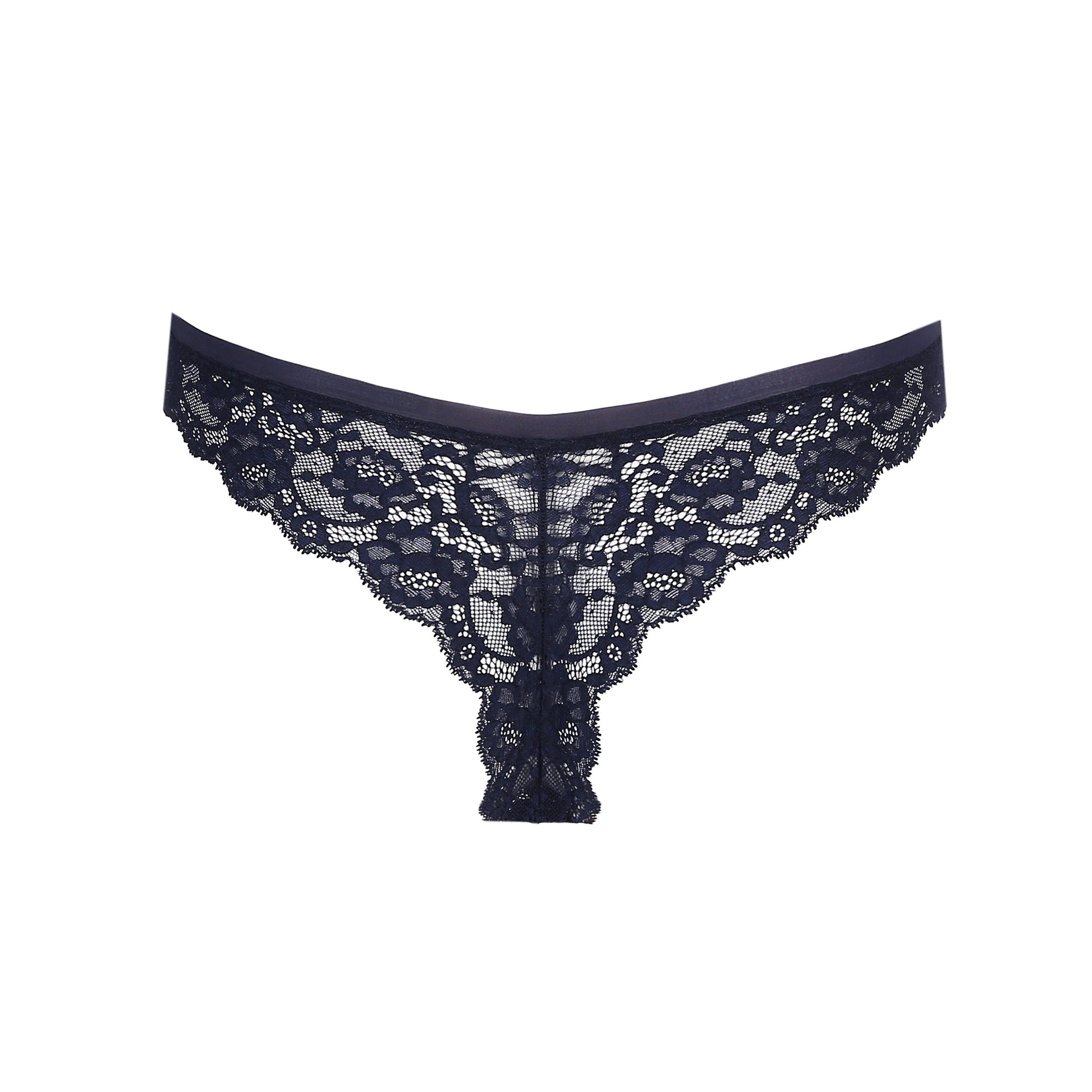 Marie Jo Color studio string velvet blue - Lingerie Valentijn