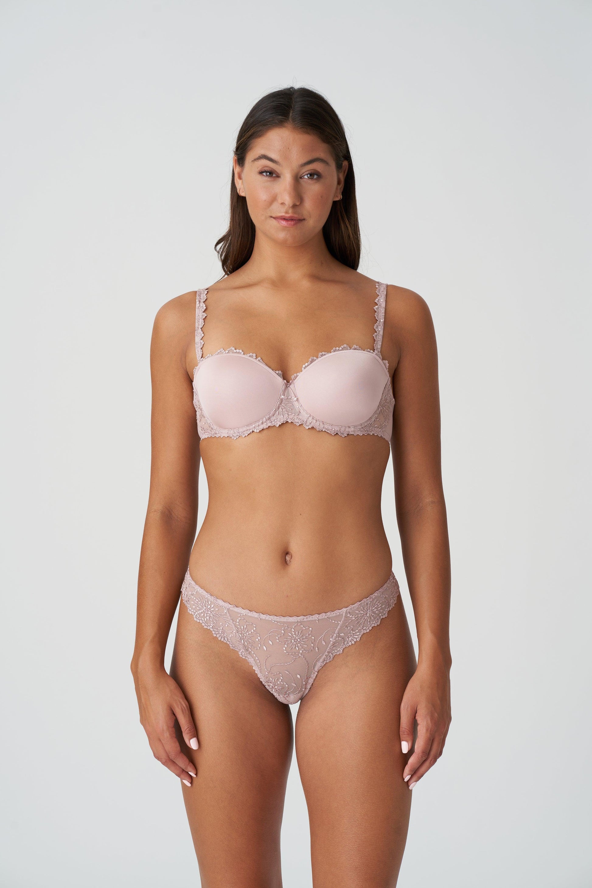 Marie Jo Jane voorgevormde bh - strapless bois de rose - Lingerie Valentijn