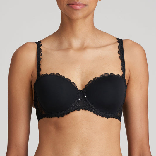 Marie Jo Jane voorgevormde bh - strapless zwart - Lingerie Valentijn