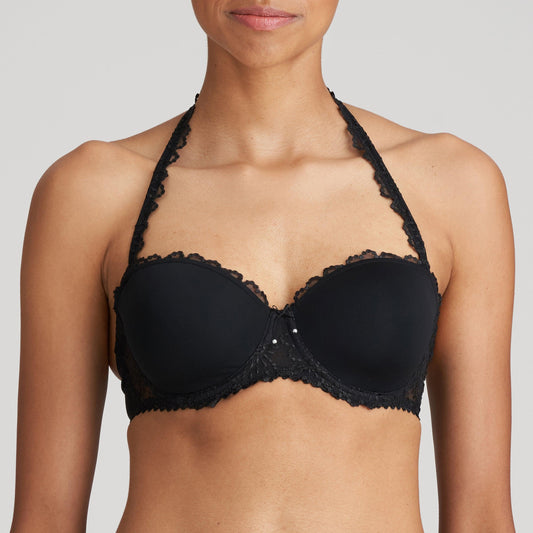 Marie Jo Jane voorgevormde bh - strapless zwart - Lingerie Valentijn