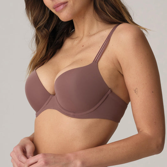 Marie Jo Louie push-up bh satin taupe - Lingerie Valentijn