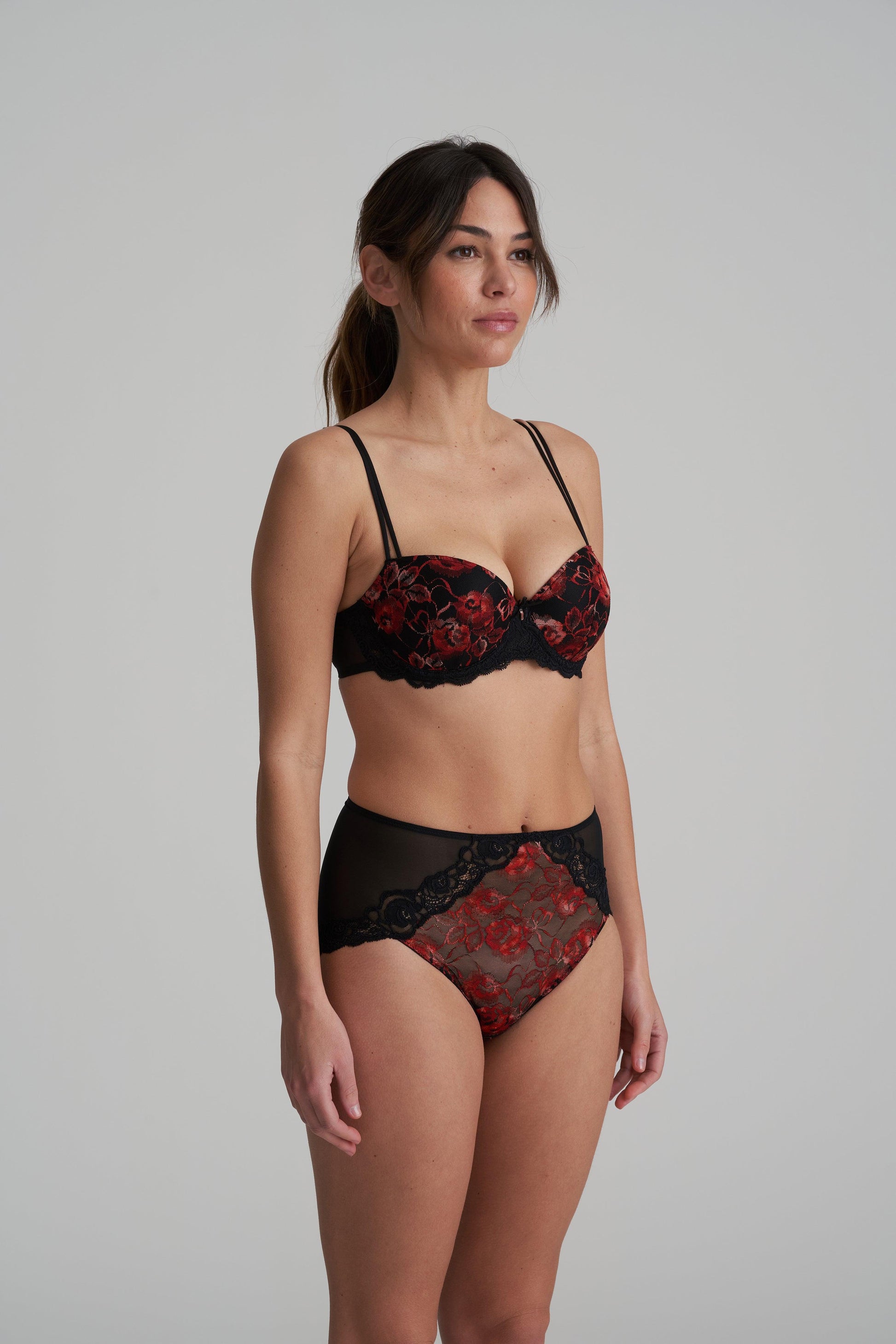 Marie Jo Selyna voorgevormde balconette bh Spicy red - Lingerie Valentijn