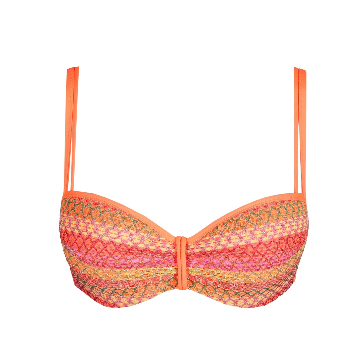 Marie Jo Swim Almoshi voorgevormde balconette bikini juicy peach - Lingerie Valentijn