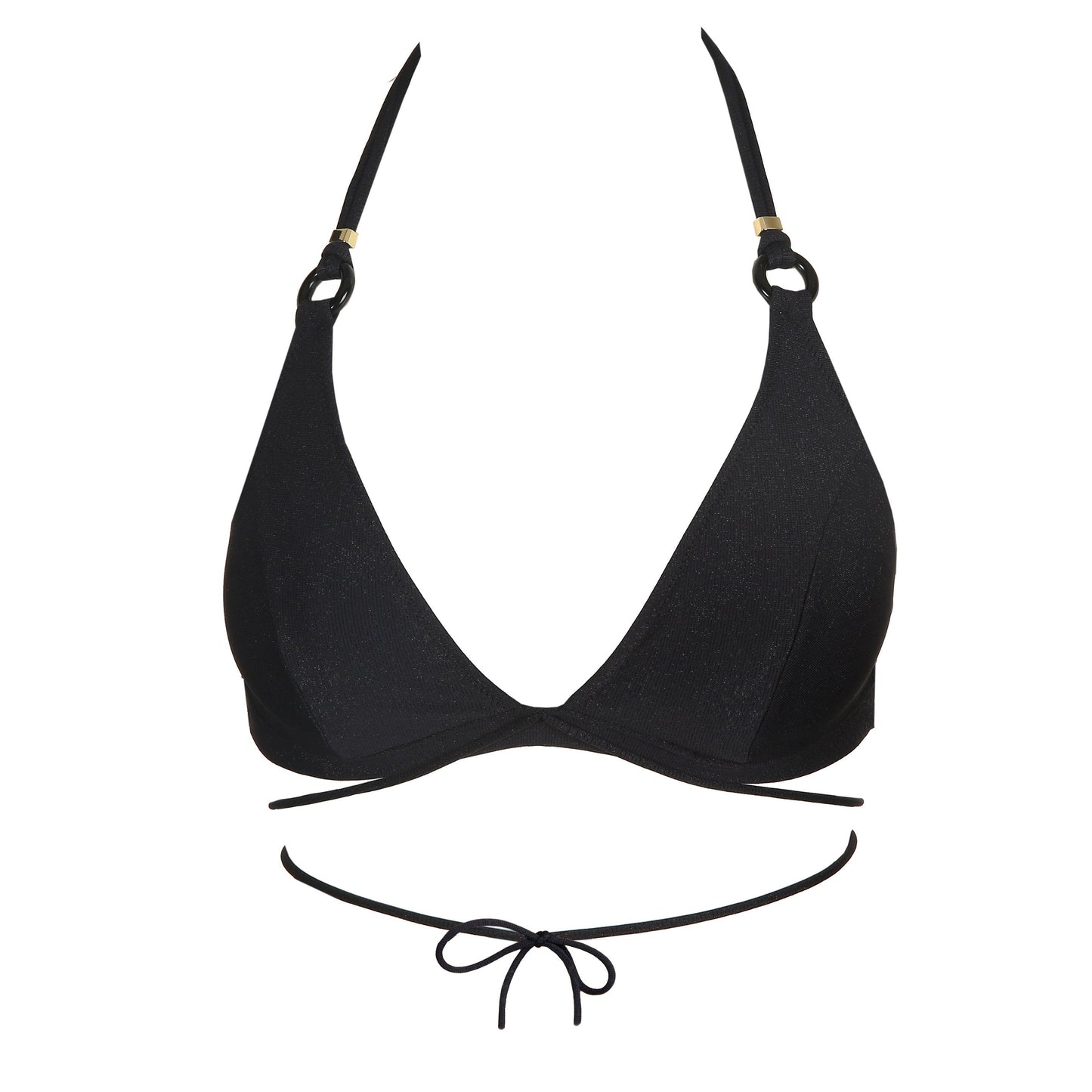 Marie Jo Swim Dahu voorgevormde triangel bikini zwart - Lingerie Valentijn