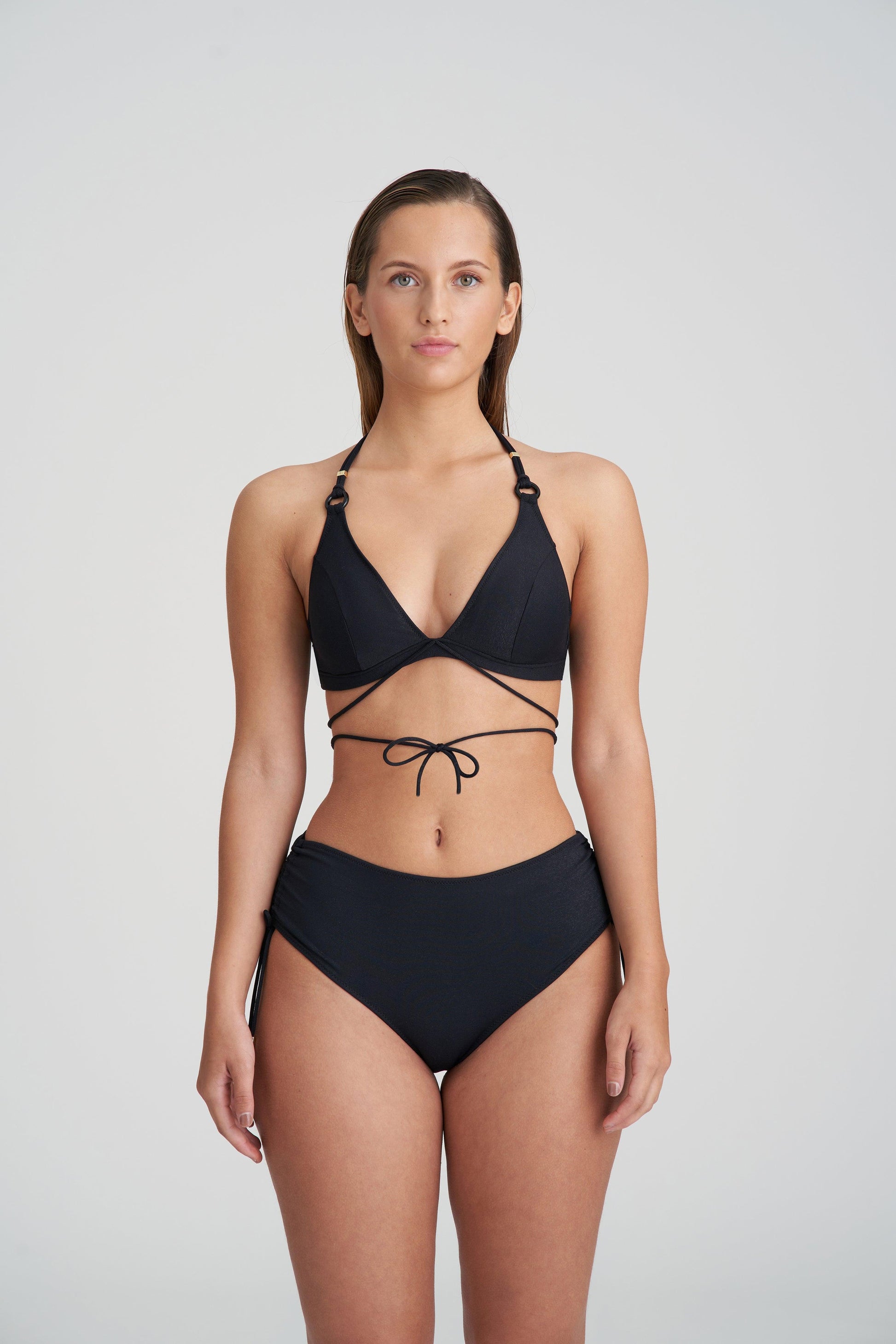 Marie Jo Swim Dahu voorgevormde triangel bikini zwart - Lingerie Valentijn