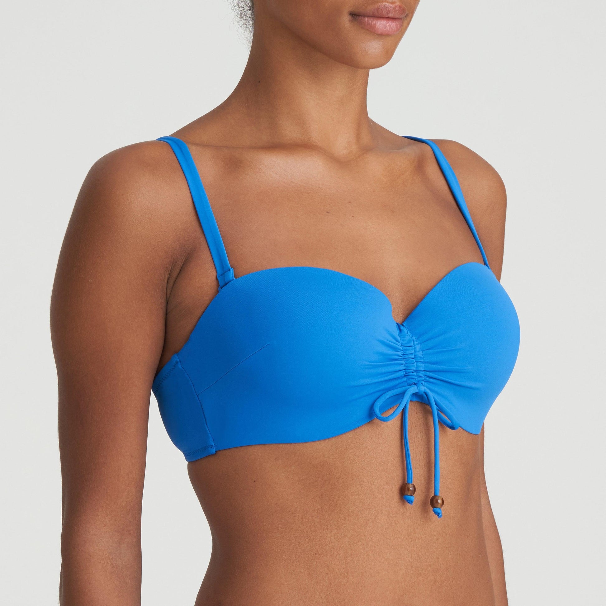 Marie Jo Swim Flidais voorgevormde bikini strapless mistral blauw - Lingerie Valentijn