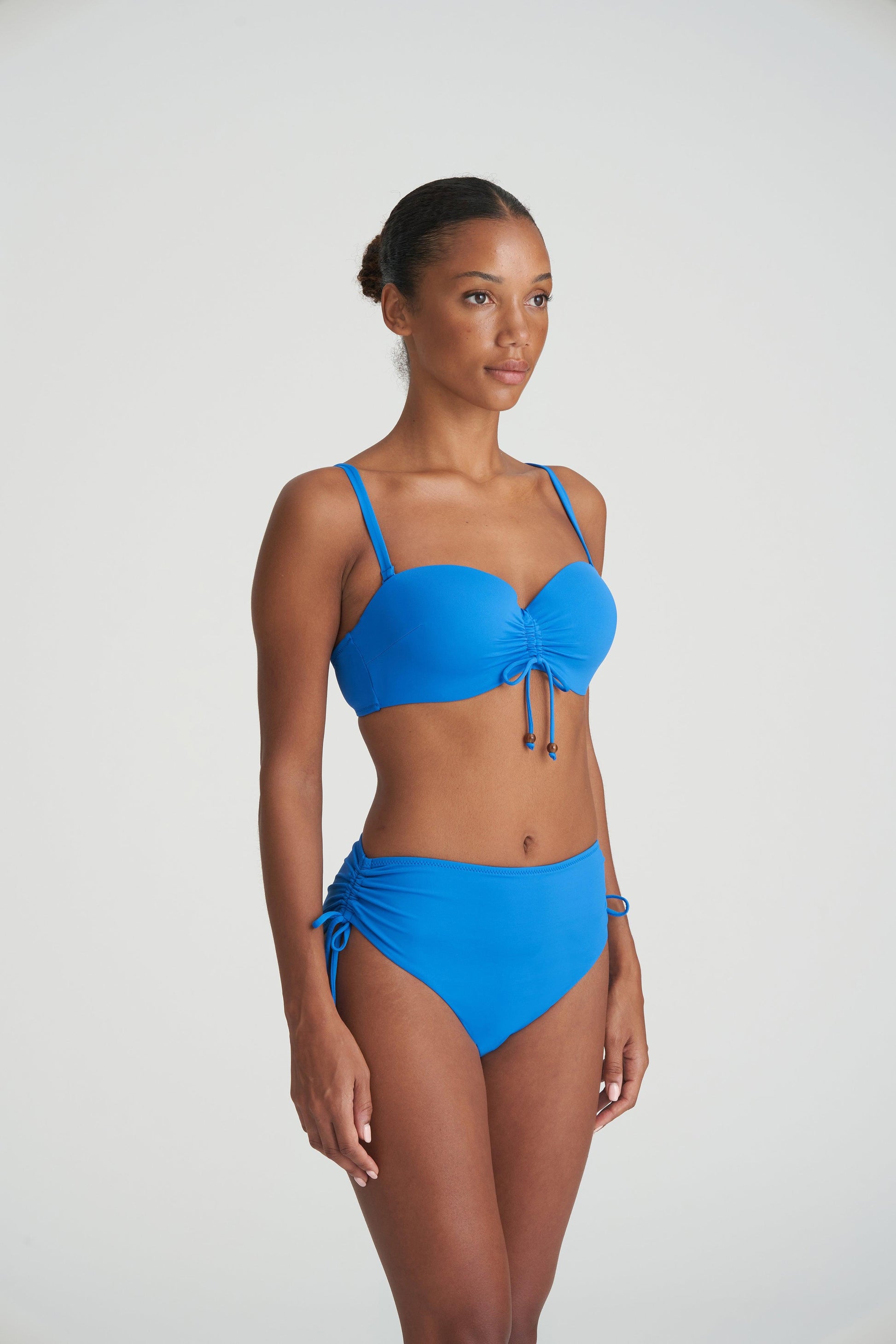 Marie Jo Swim Flidais voorgevormde bikini strapless mistral blauw - Lingerie Valentijn