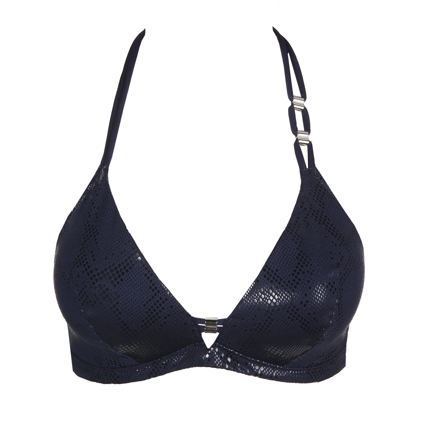 Marie Jo Swim San domino voorgevormde triangel bikini Evening Blue - Lingerie Valentijn