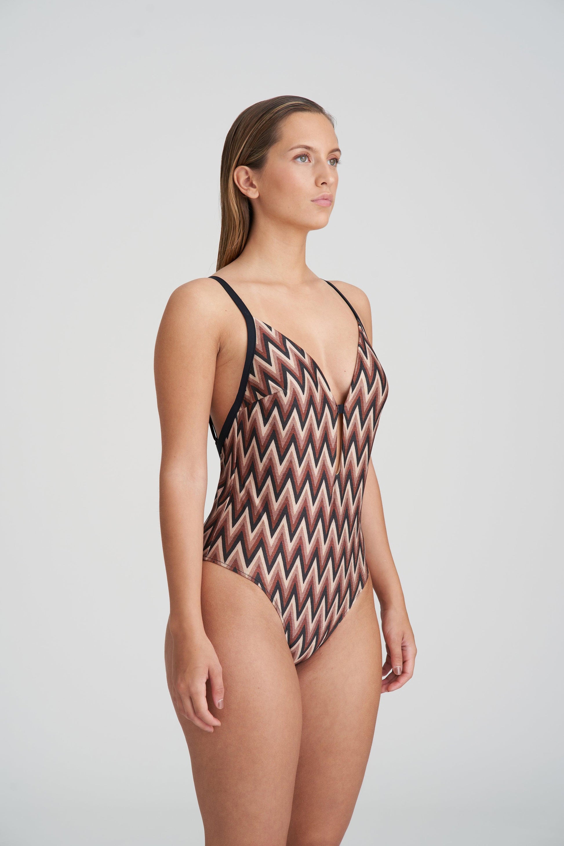 Marie Jo Swim Su ana plunge badpak zonder beugels Miramar - Lingerie Valentijn