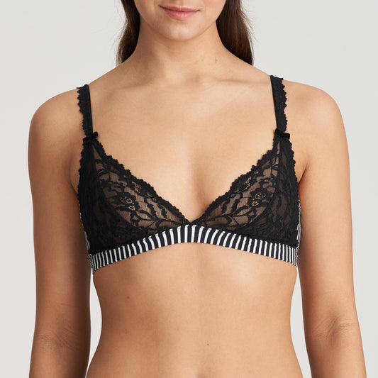 Marie Jo Sydny bralette tuxedo black - Lingerie Valentijn