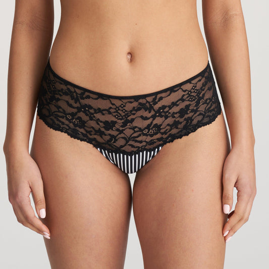 Marie Jo Sydny hotpants tuxedo black - Lingerie Valentijn