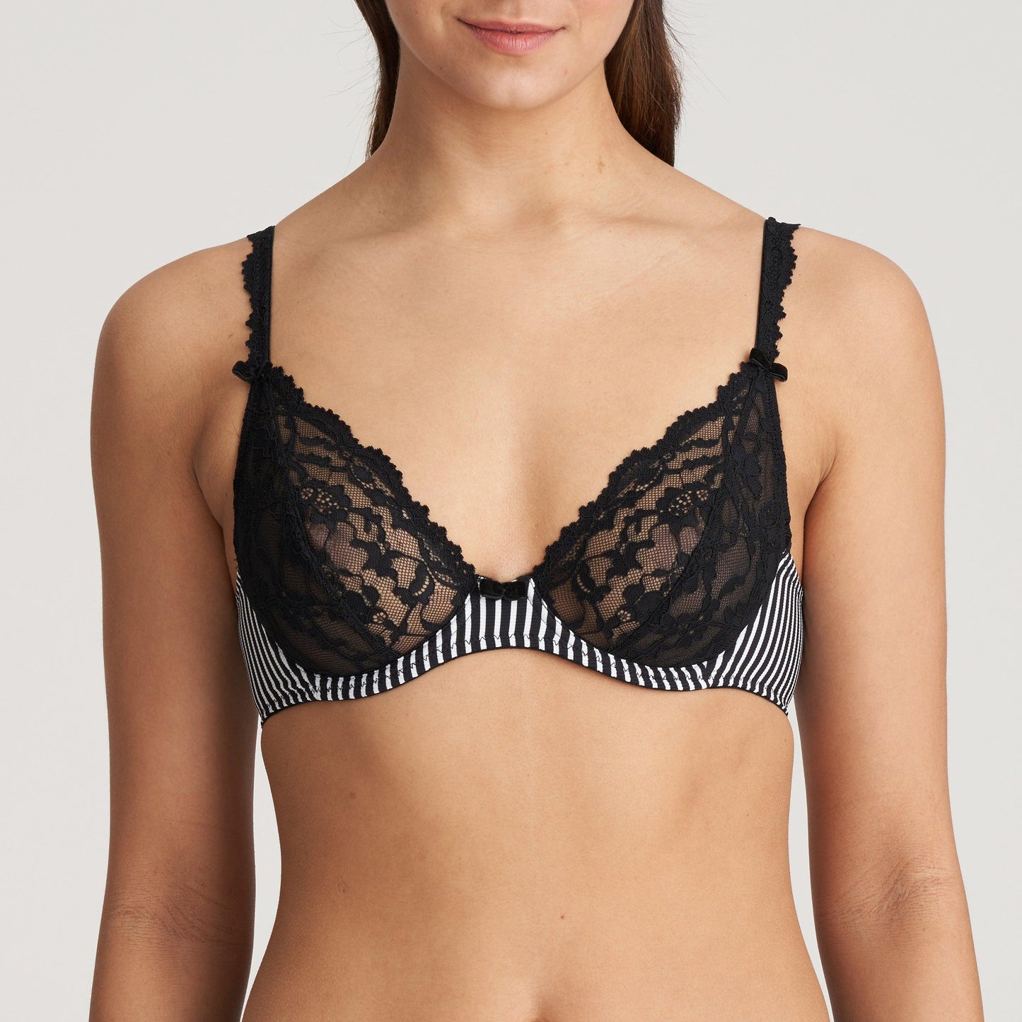 Marie Jo Sydny plunge bh tuxedo black - Lingerie Valentijn