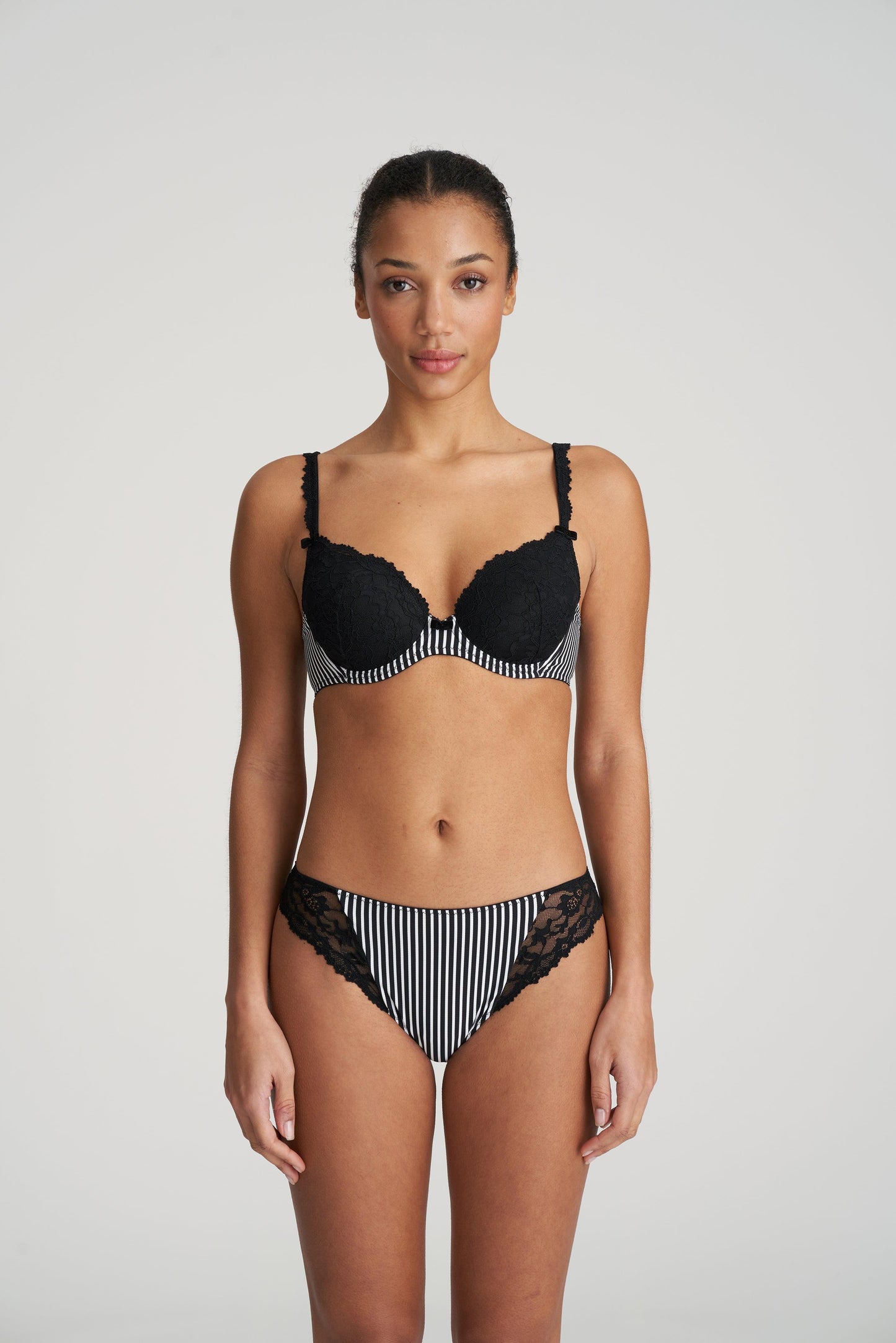 Marie Jo Sydny rioslip tuxedo black - Lingerie Valentijn