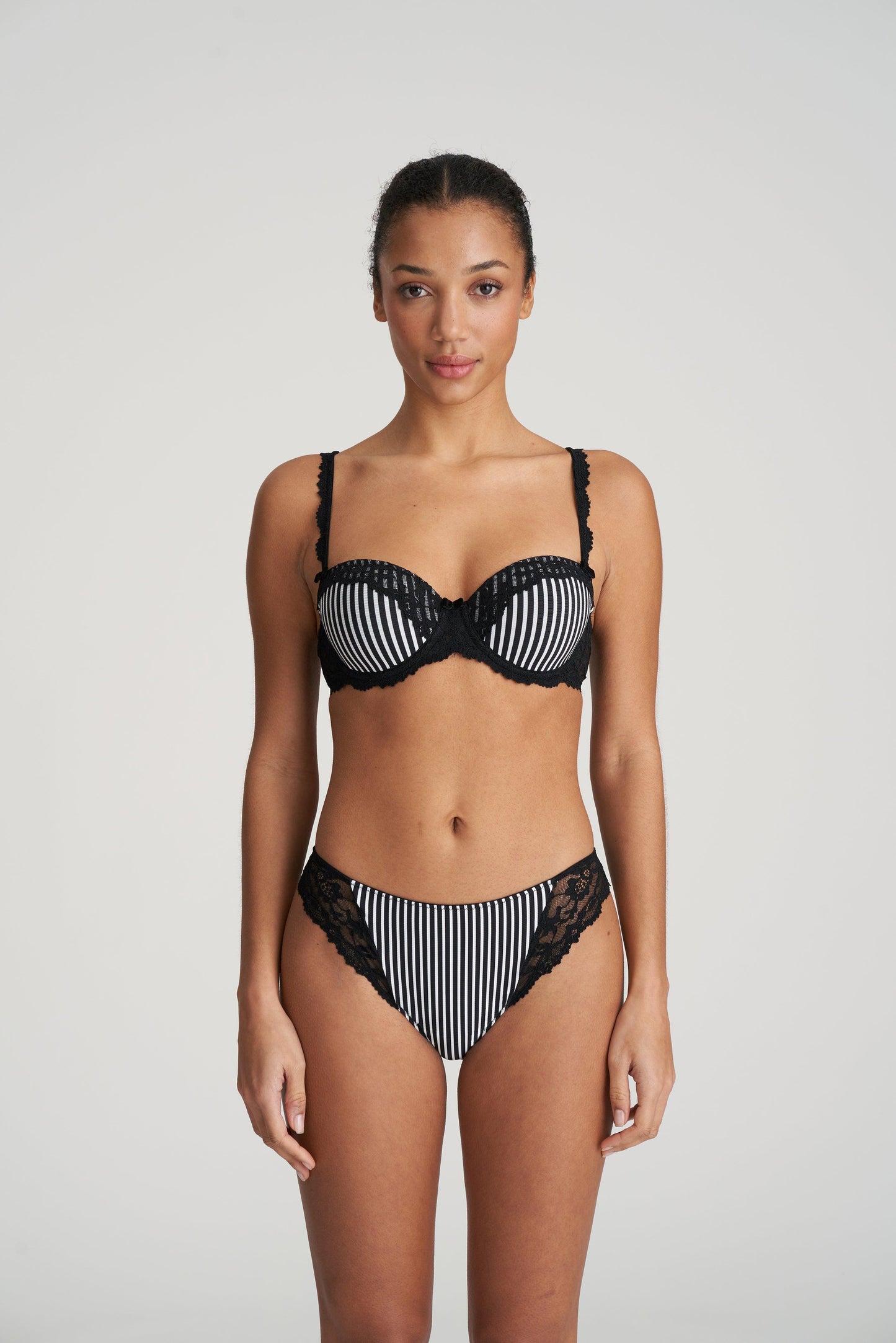 Marie Jo Sydny voorgevormde balconette bh tuxedo black - Lingerie Valentijn